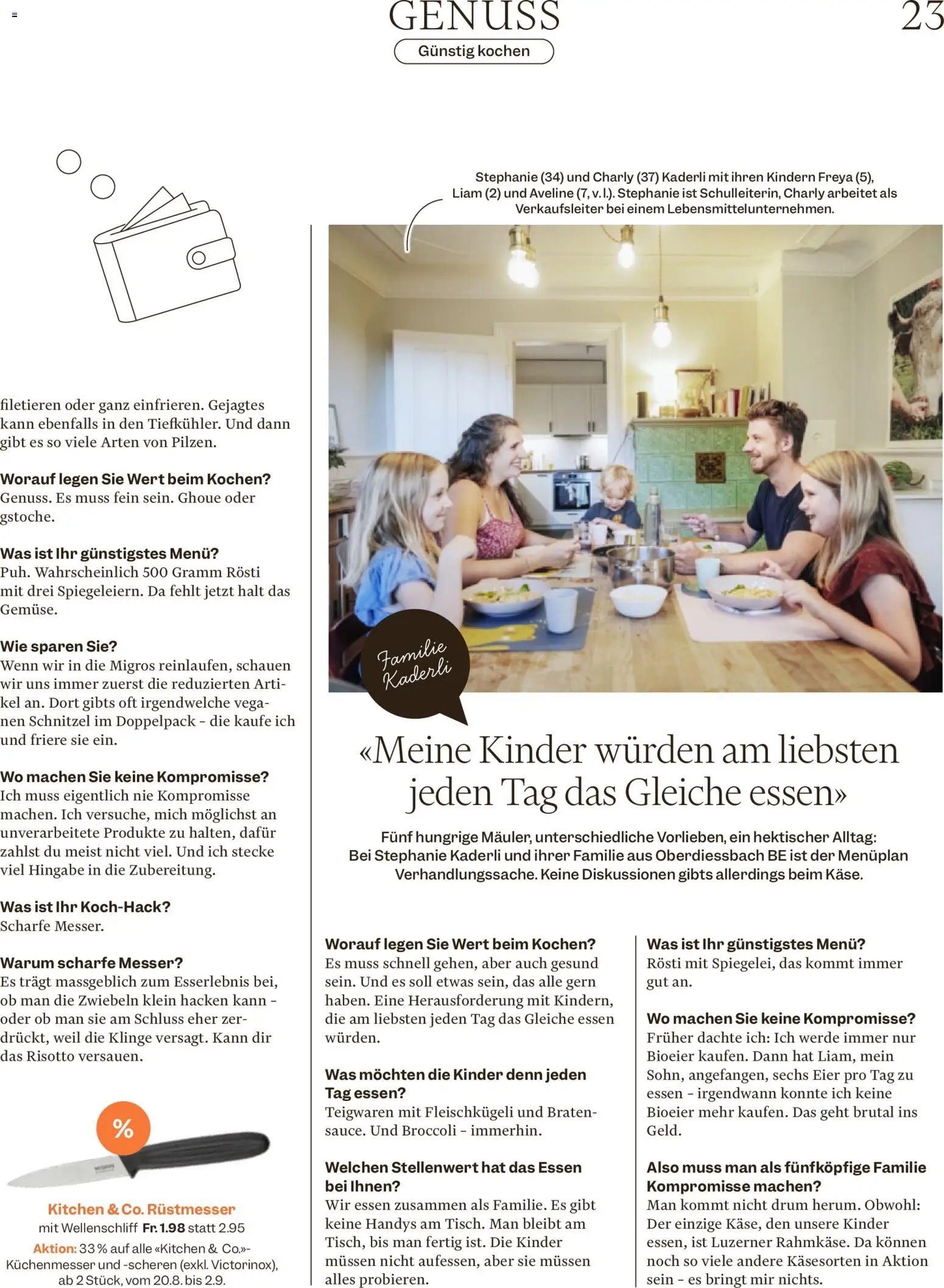 Migros aktionen Magazin – gültig ab 19.08.2026 | Seite: 23
