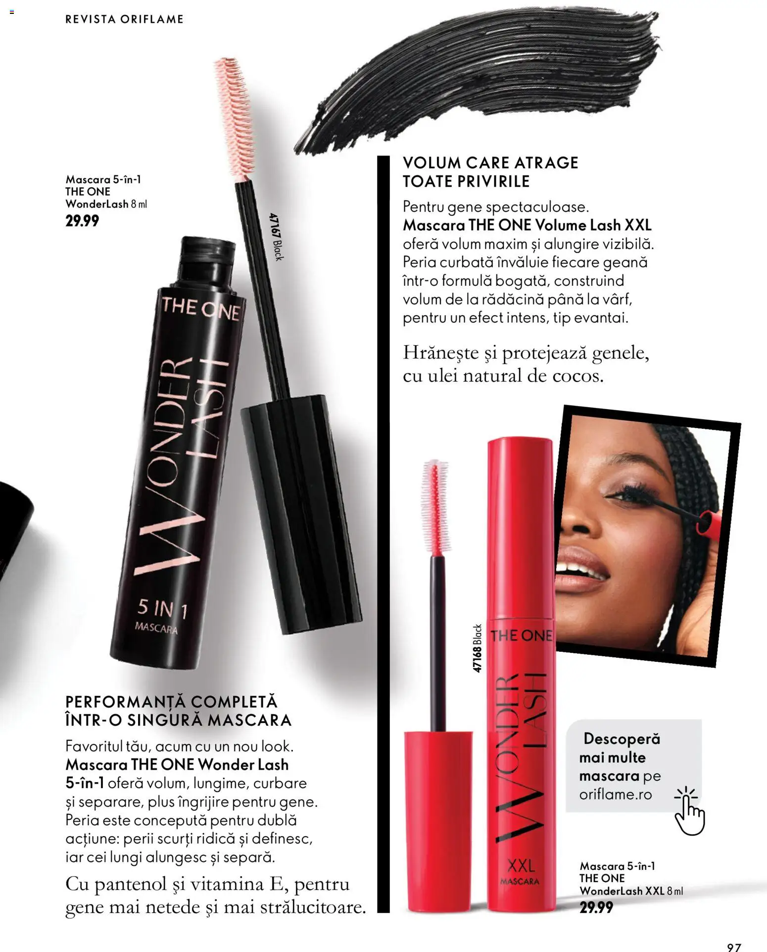 Noul catalog Oriflame – valabil de la 30.09.2026 | Pagină: 97 | Produse: Mascara, Ulei, Tip, Plus