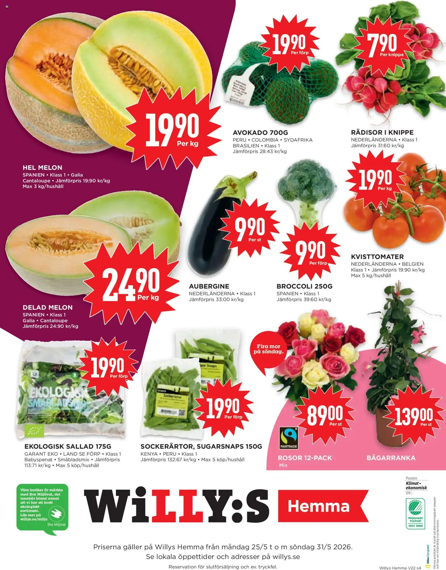 Willys reklamblad aktuell från 25.05.2026 | Sida: 4