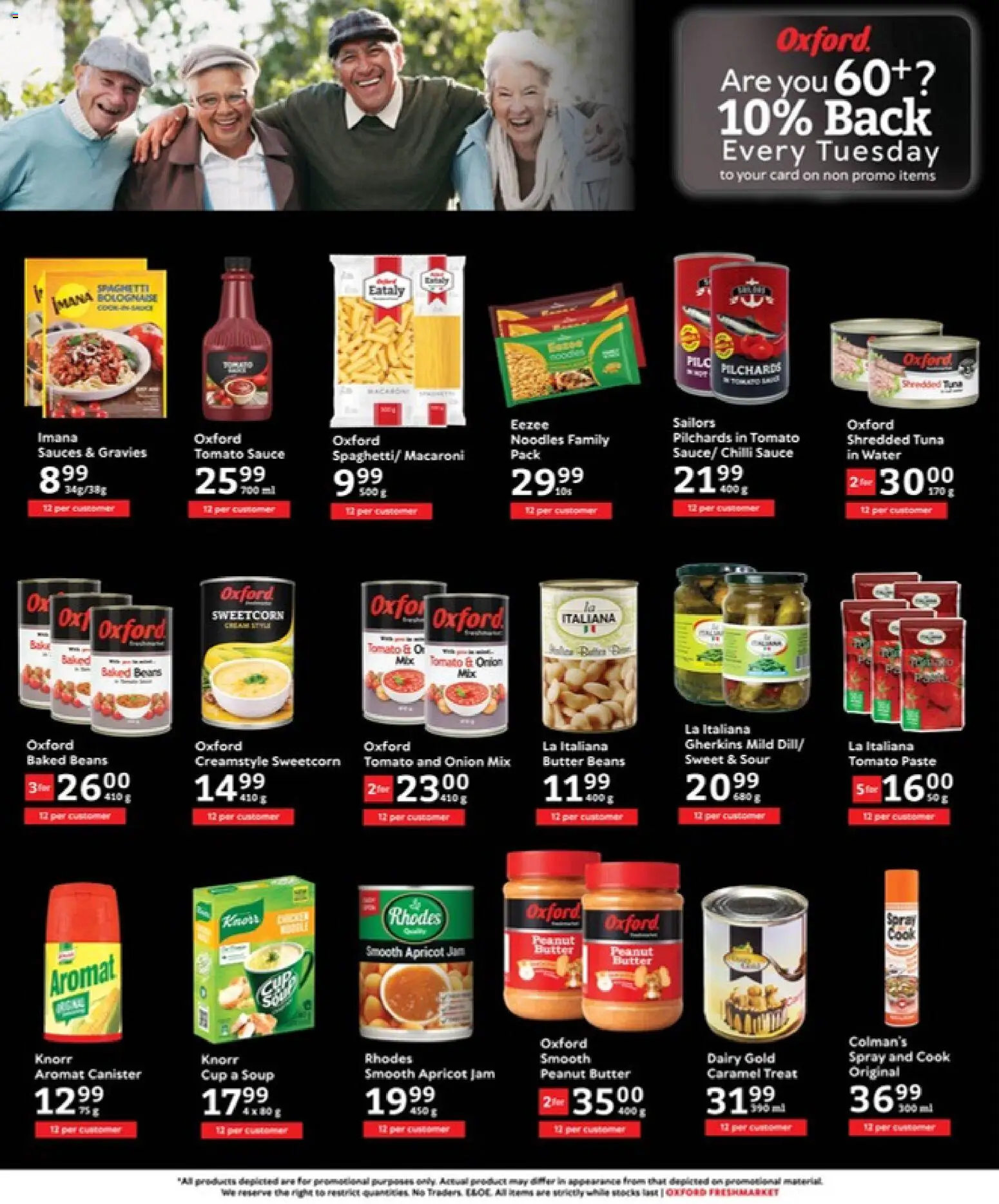 New Oxford Freshmarket catalogue – valid from 06.05.2026 | Page: 9 | Products: Baked beans, Sauces, Peanut butter, Caramel