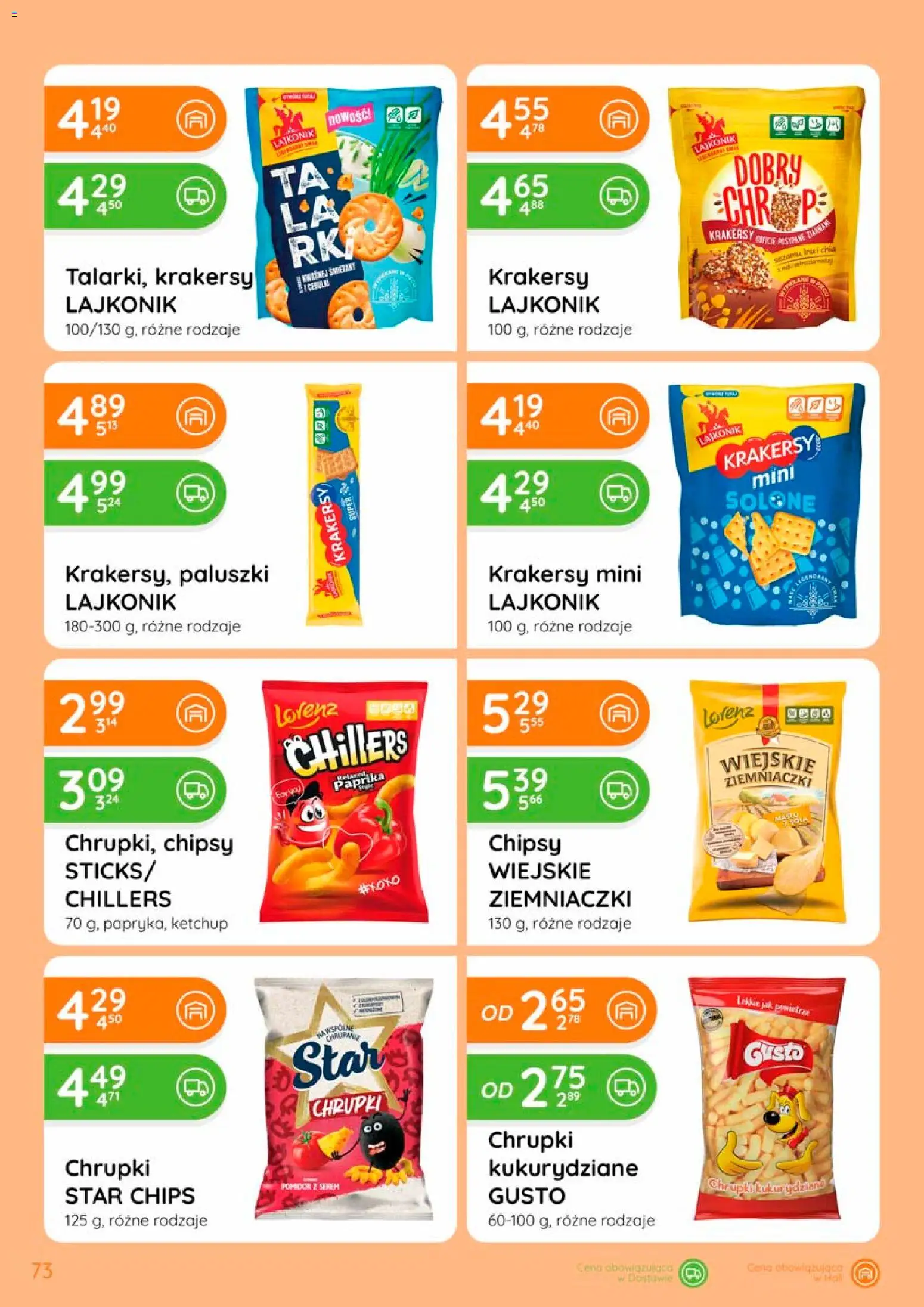 Eurocash gazetka od 17.09.2026 | Strona: 73 | Produkty: Ketchup, Chrupki, Pomidor, Krakersy