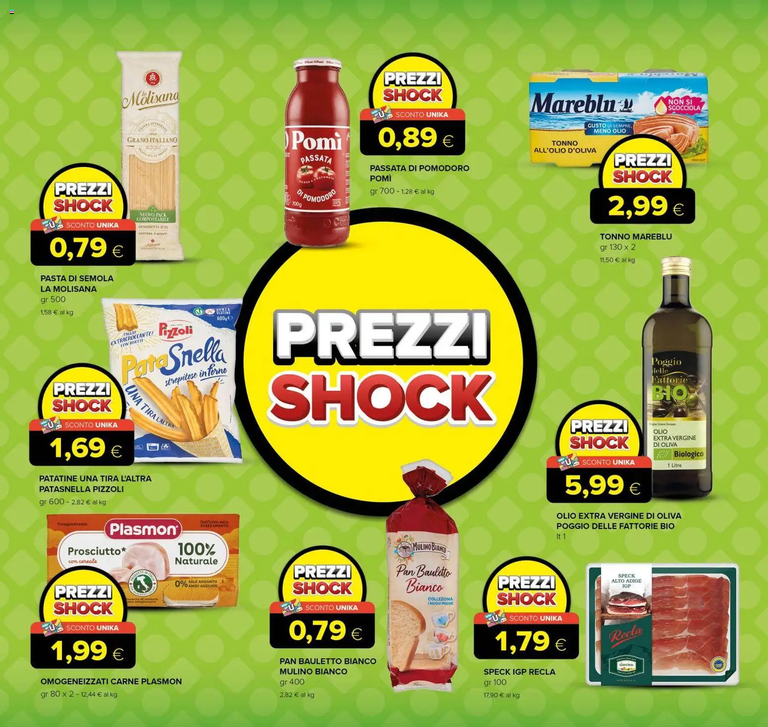 Volantino Tigre del 21/08/2026 | Pagina: 2 | Prodotti: Pasta, Carne, Olio extra vergine, Semola