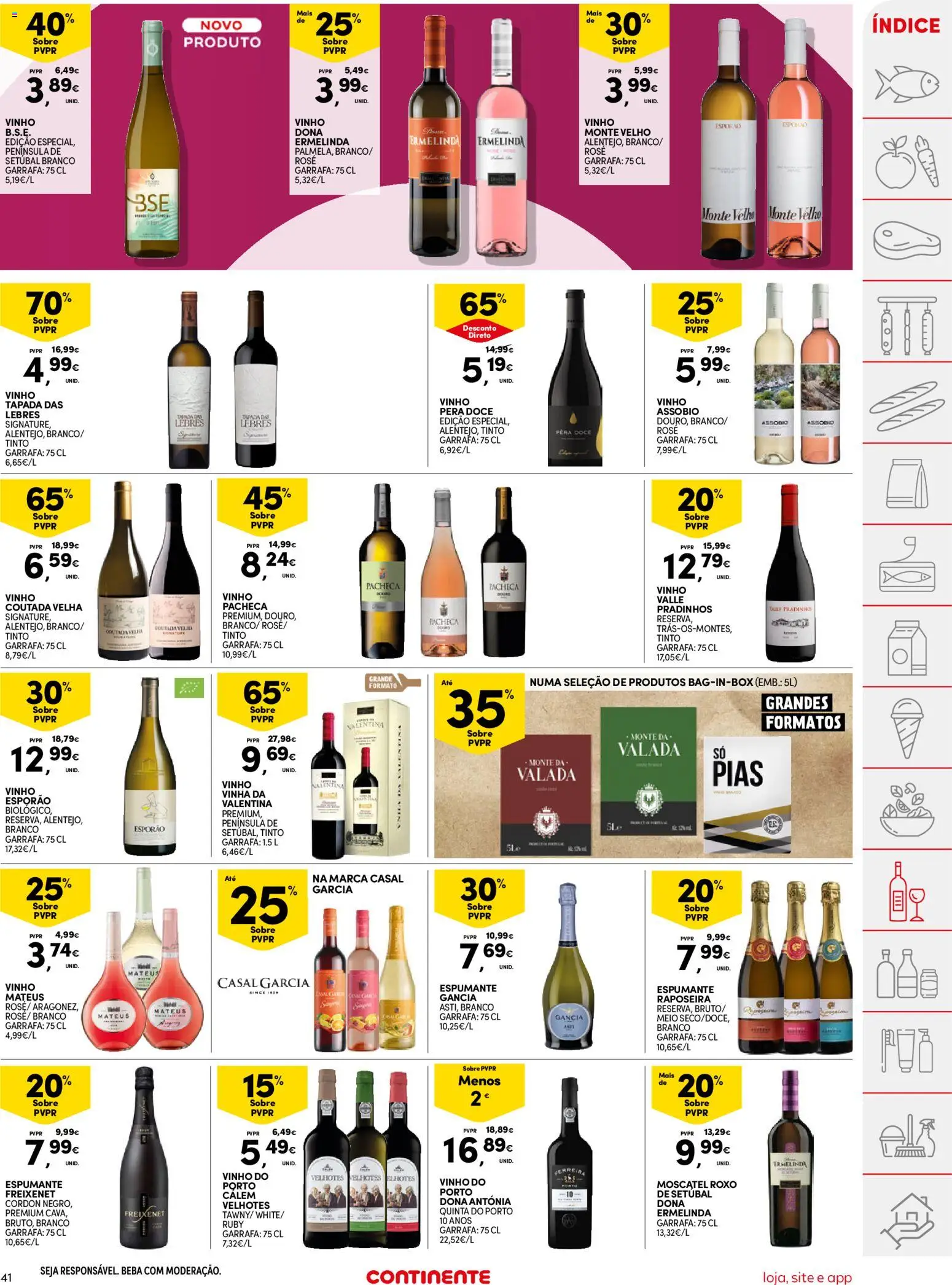 Continente folheto │ válido de 11/08/2026 | Página: 41 | Produtos: Espumante, Lebre, Vinho