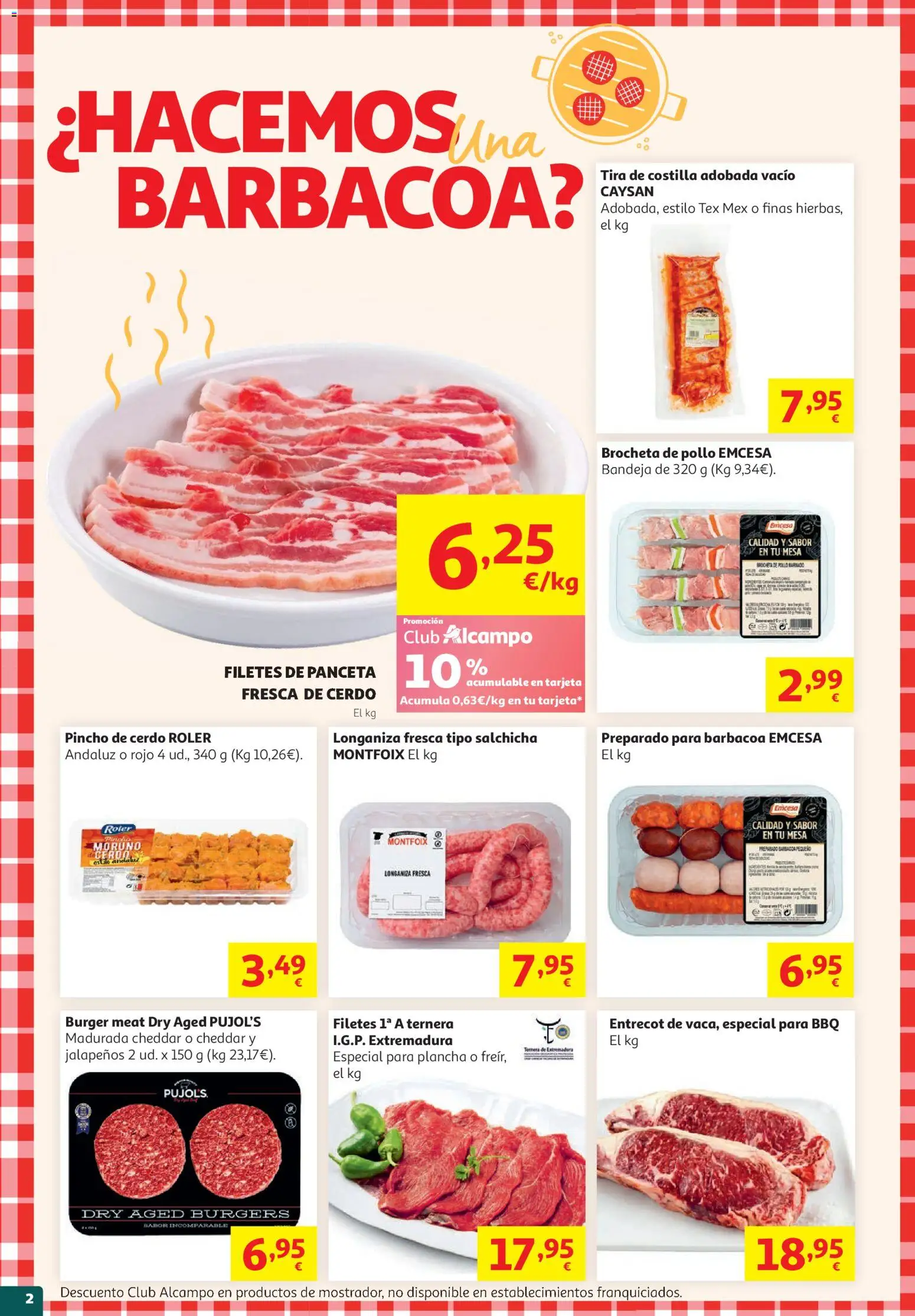 Alcampo HG Cat │ válido desde el 19.05.2026 | Página: 2 | Productos: Ηλεκτρικός φούρνος, Barbacoa, Plancha, Bandeja
