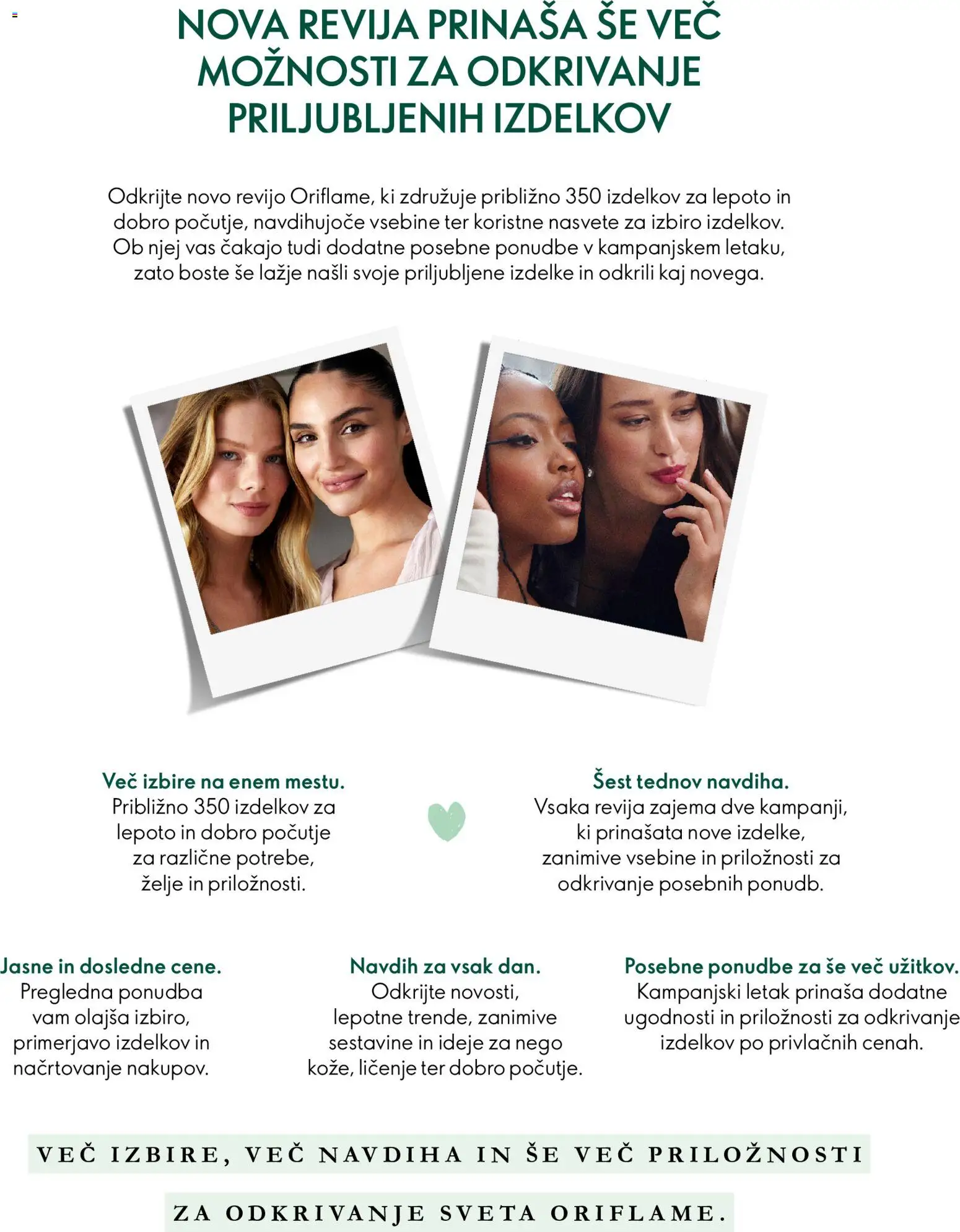 Novi Oriflame katalog ponudbe – veljaven od 28.10.2026 | Stran: 16 | Izdelki: Revija, Zelje