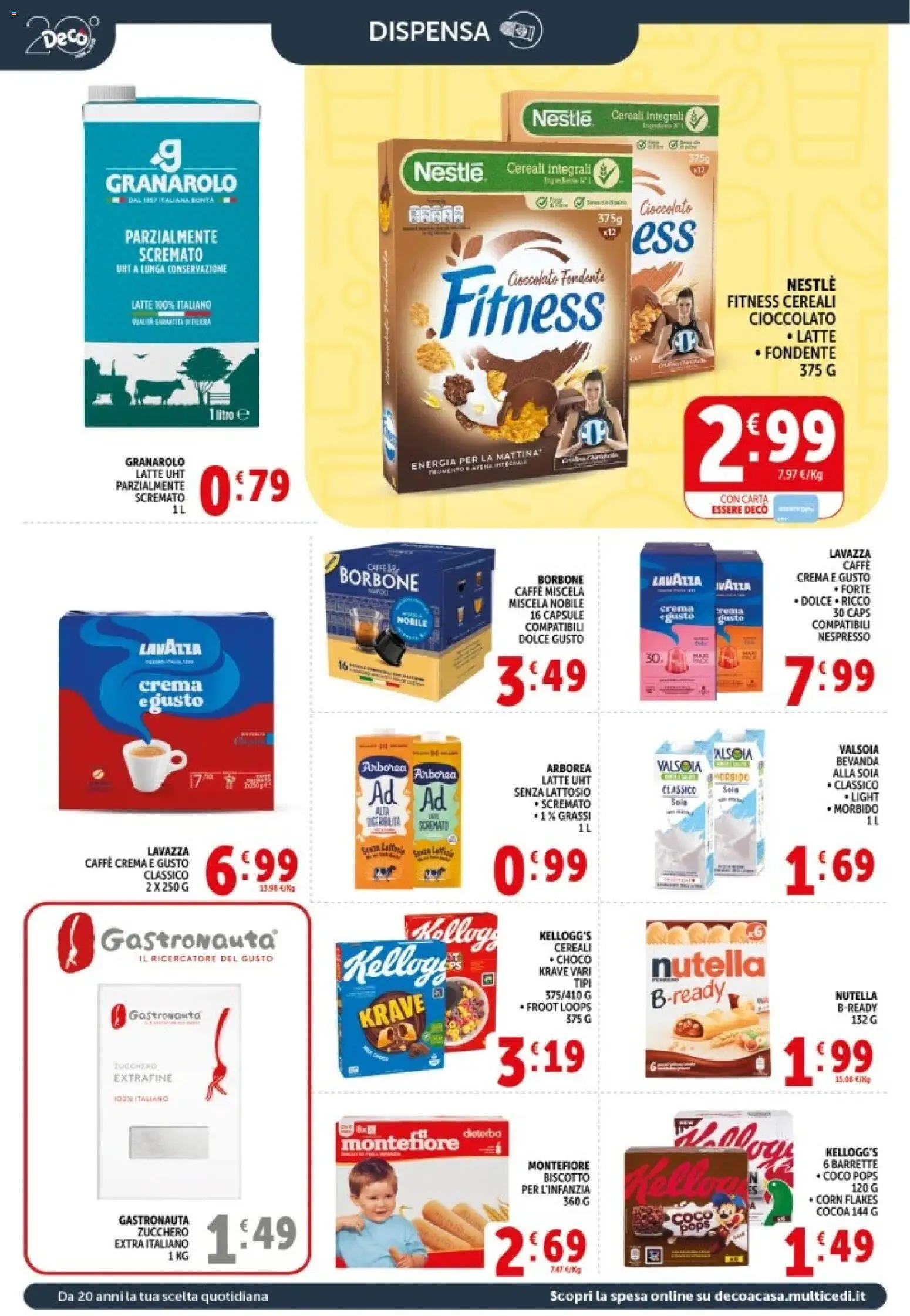 Volantino Decò del 08.06.2026 | Pagina: 10 | Prodotti: Crema, Cioccolato, Latte, Nutella
