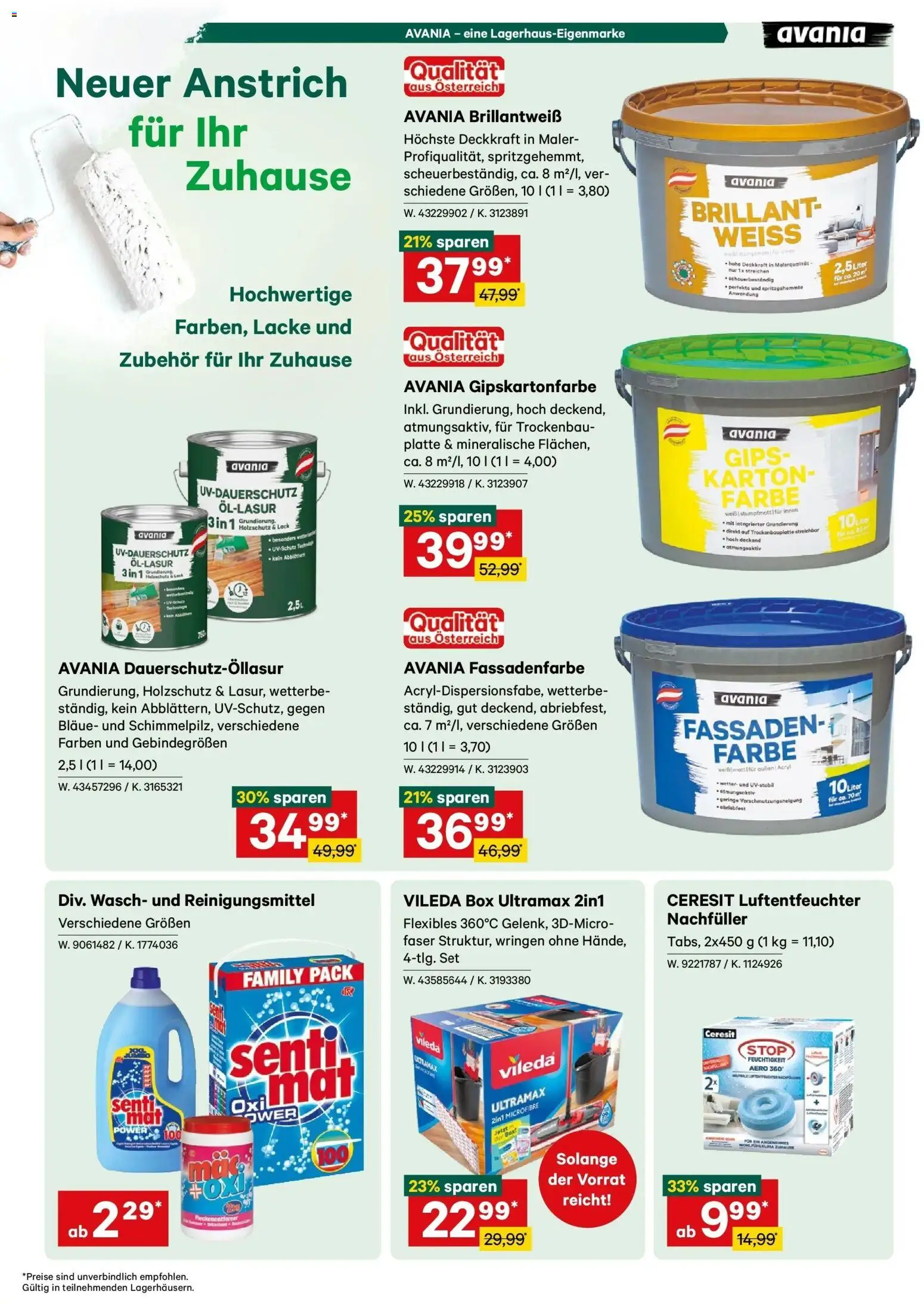 Lagerhaus - Wochen Angebote gültig ab 14.09.2026 | Seite: 4 | Produkte: Reinigungsmittel, Box