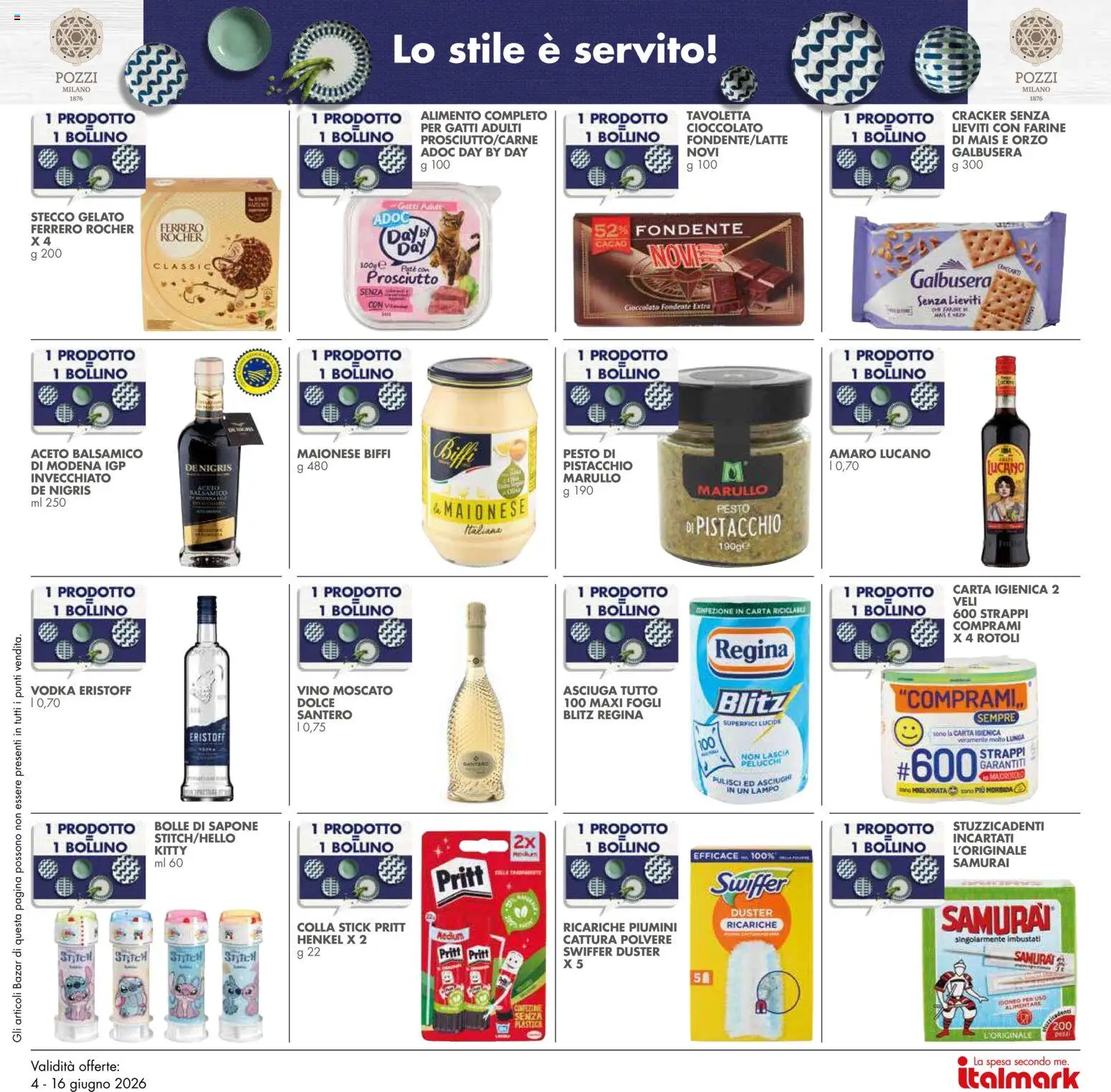 Volantino Italmark del 04.06.2026 | Pagina: 26 | Prodotti: Sapone, Cioccolato, Cacao, Amaro