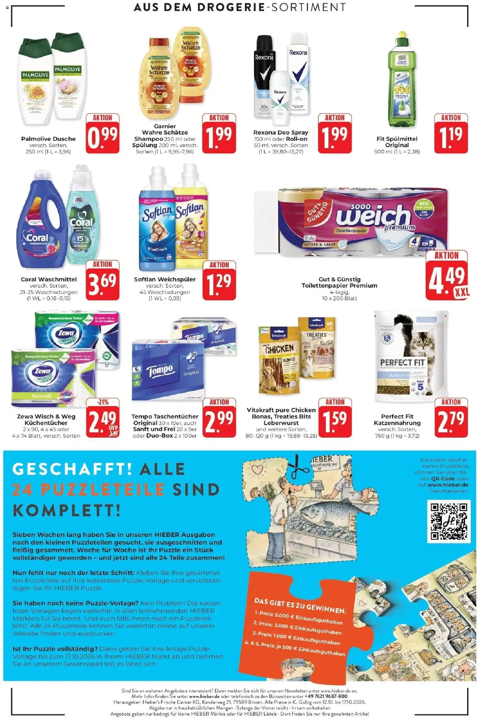 Edeka Prospekt Schliengen (ab 12.10.2026) » Angebote Online | Seite: 16 | Produkte: Orchidee, Zewa, Obst, Tempo