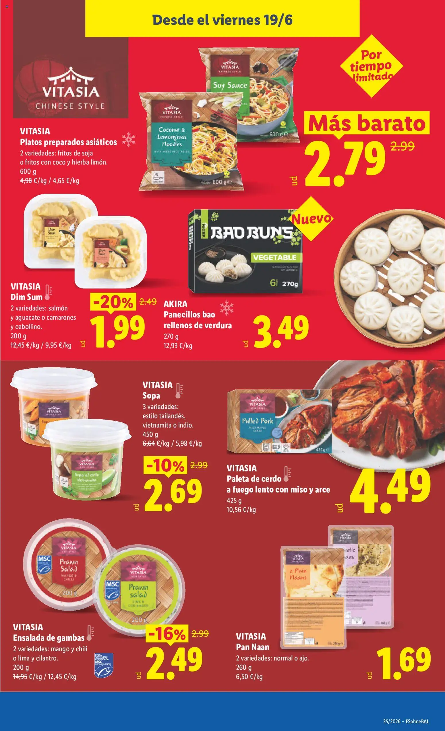 Lidl folleto Baleares │ válido desde el 15.06.2026 | Página: 45 | Productos: Lima, Pan, Cerdo, Τυρόπιτα