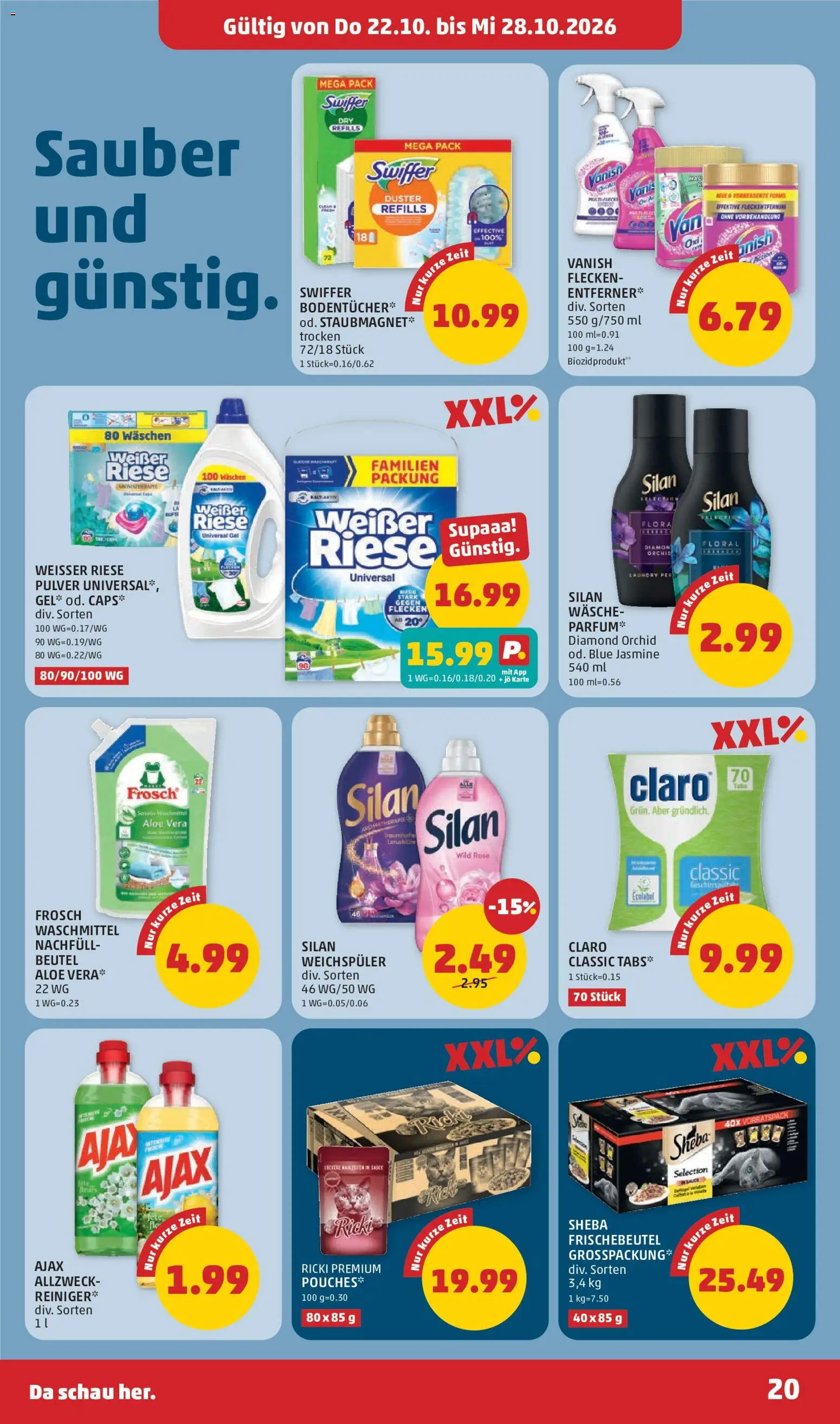 Penny Markt Flugblatt gültig ab 22.10.2026 | Seite: 20
