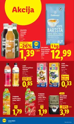 LIDL leidinys galioja nuo 2026.09.14 | Puslapis: 24 | Prekių: Pupelės, Kavos pupelės, Kava, Sultys