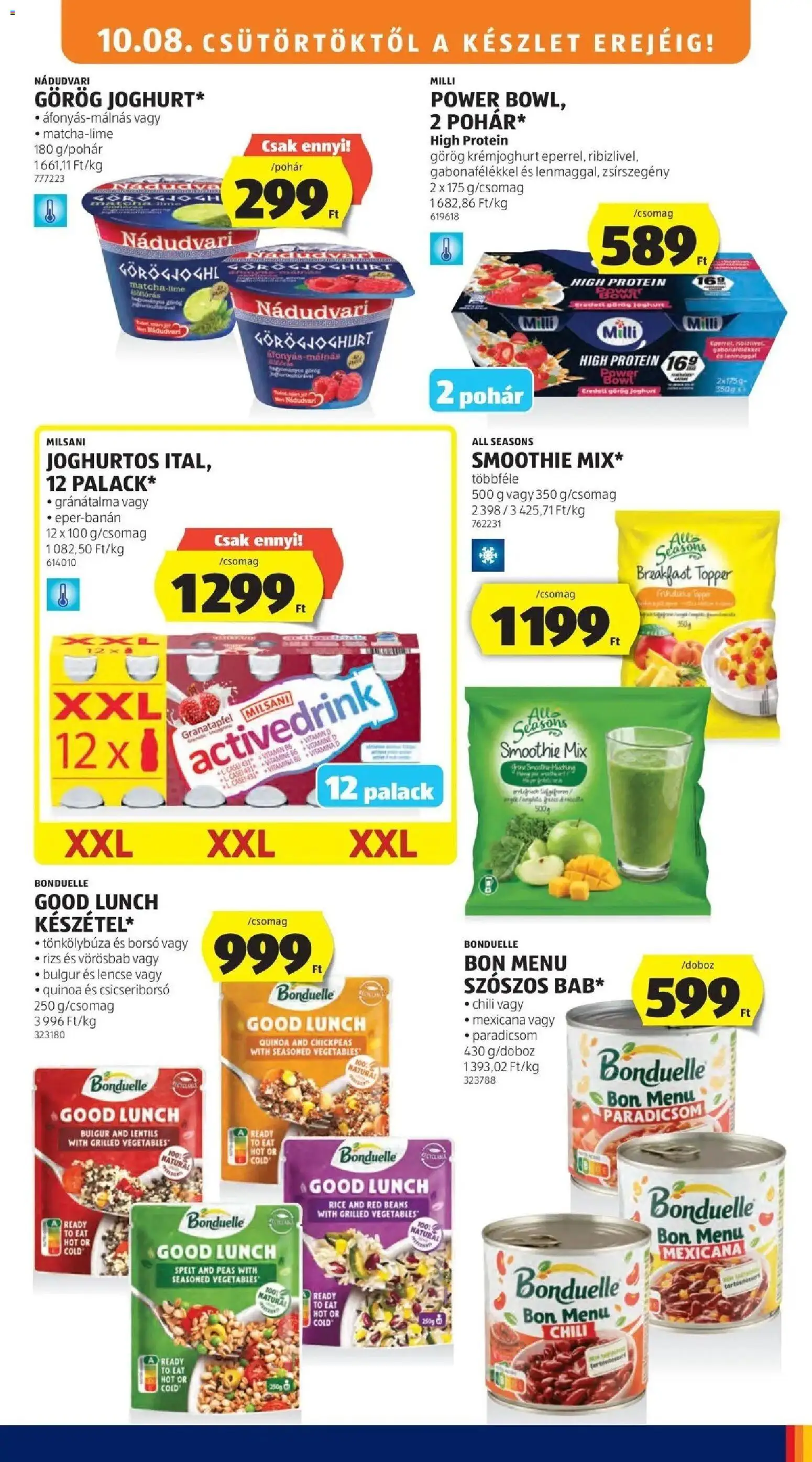 Aldi aktuális akciós újság - 2026.10.03. -tól/töl > akció, lapozható szórólap 🛍️ | Oldal: 13 | Termékek: Vitamin, Milsani, Milli, Rizs