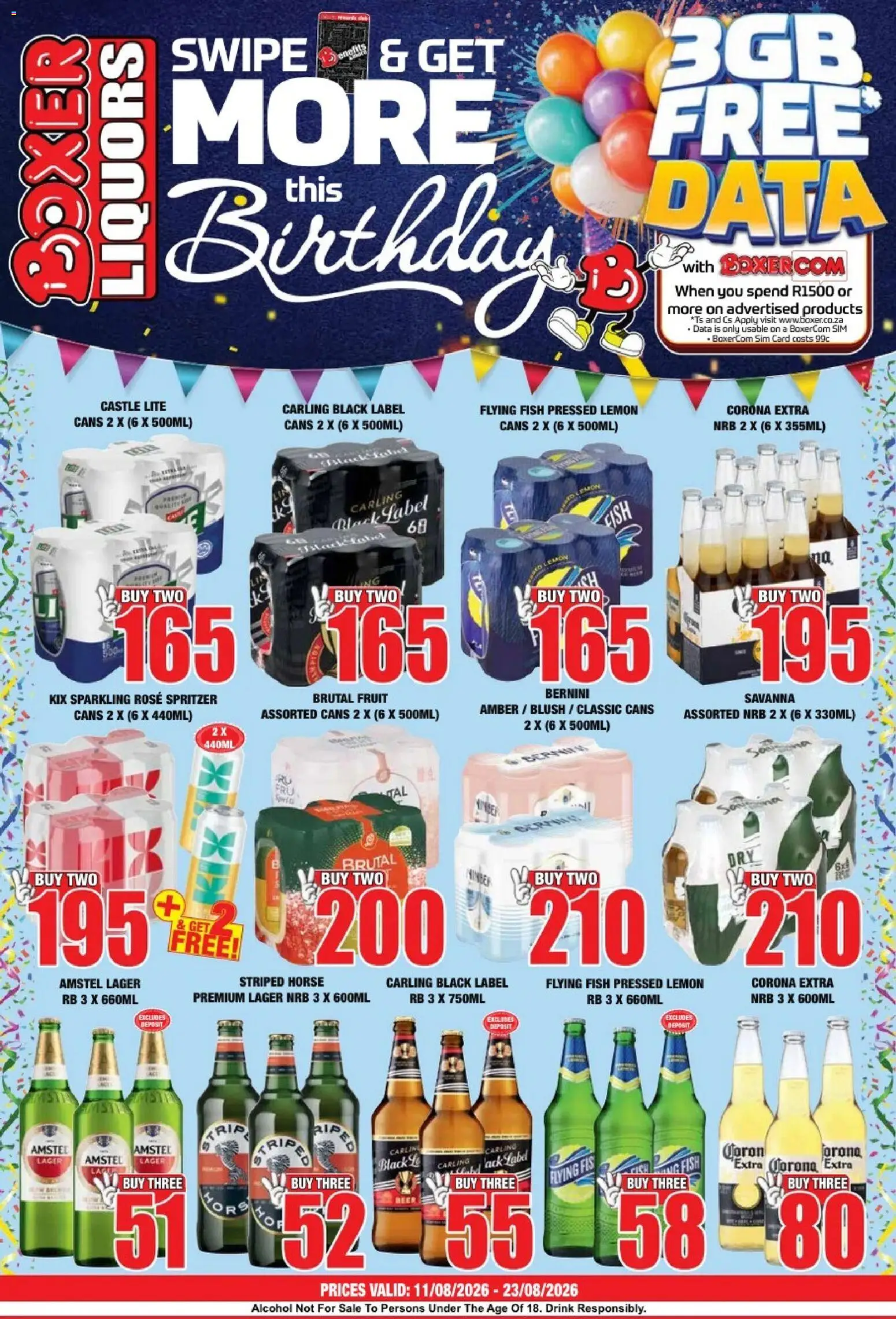 New Boxer catalogue – valid from 11/08/2026 | Page: 1 | Products: Sim, Blush, Fish, Fruit
