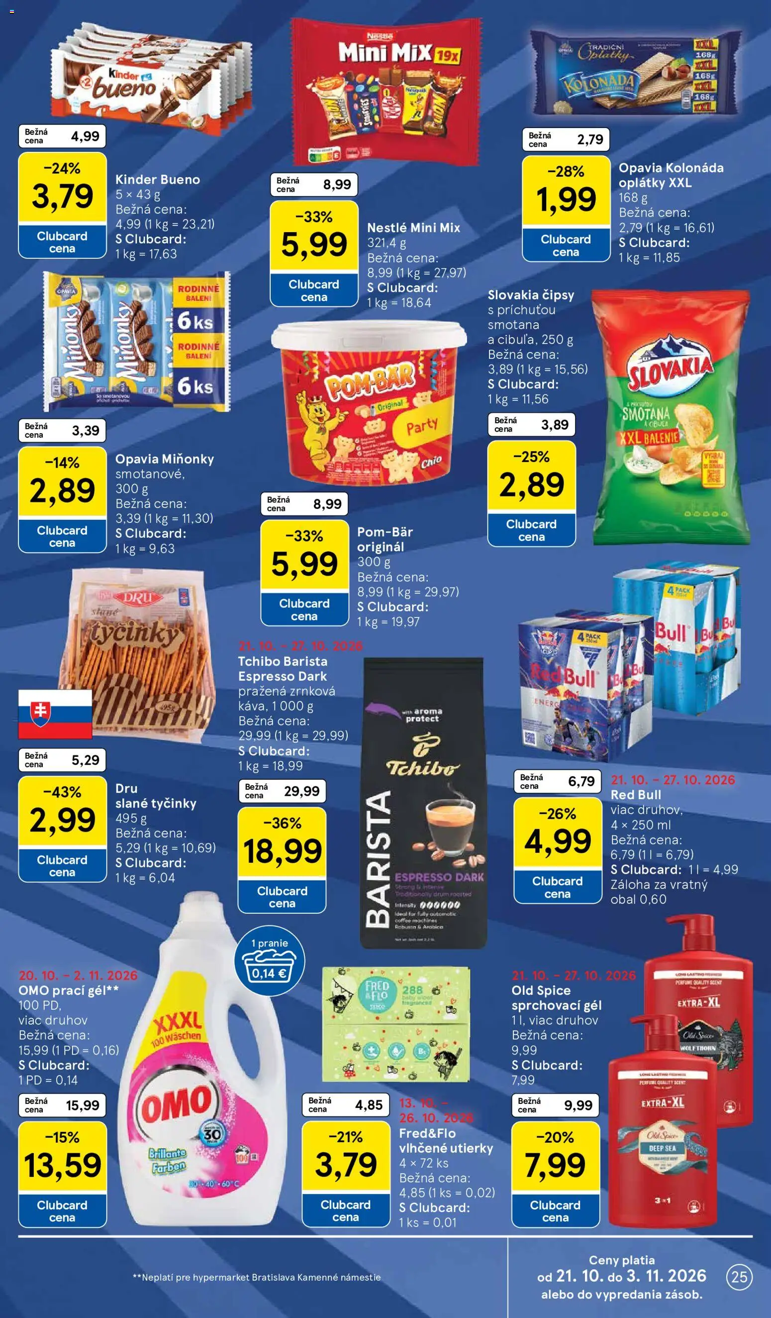Nové Tesco akcie – leták je platný od 21.10.2026 | Strana: 25