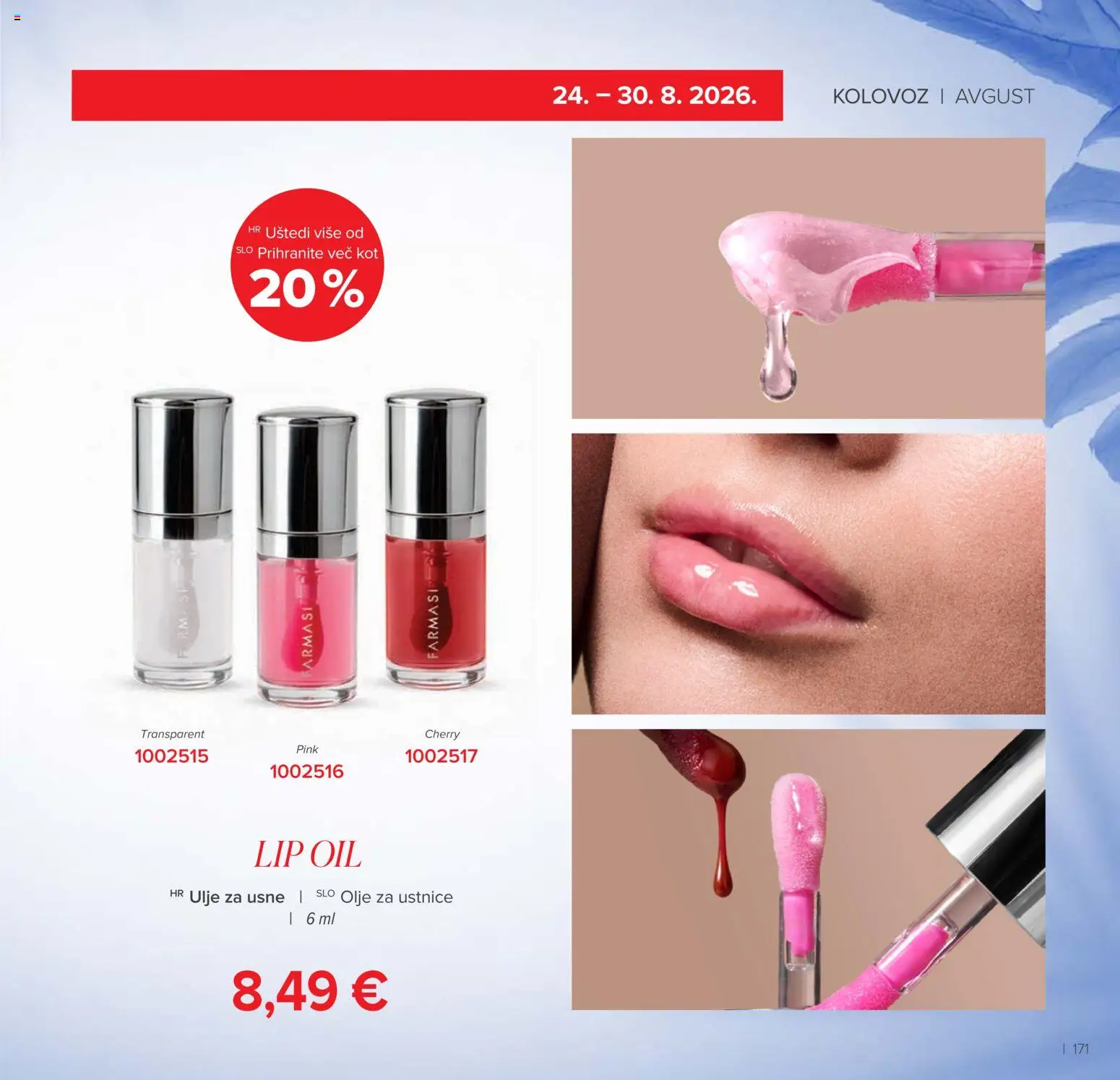 Farmasi katalog | vrijedi od 01.08.2026 | Stranica: 169