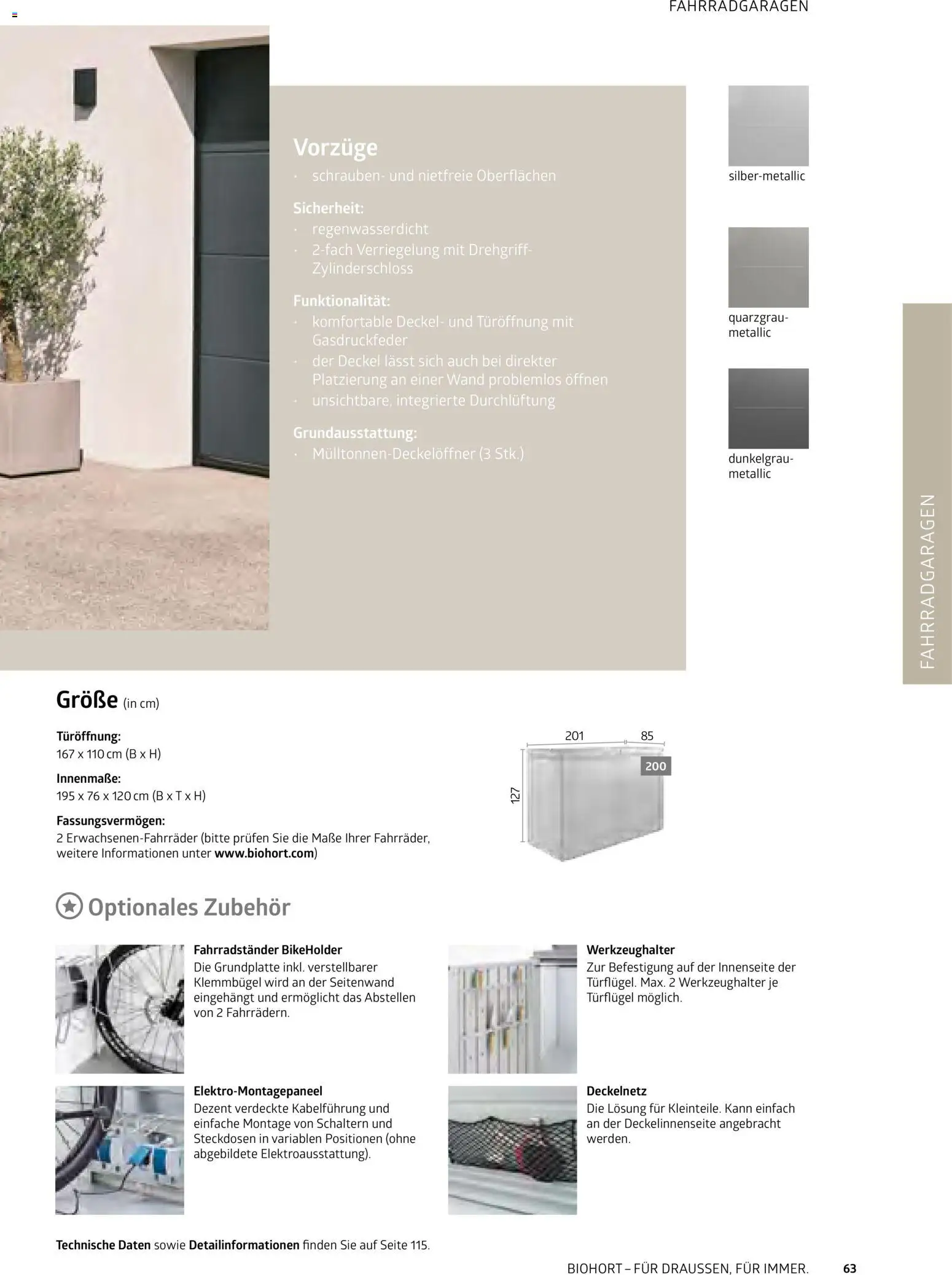 Dehner Biohort – Metall für Garten & Terrasse – gültig ab 01.01.2026 | Seite: 63