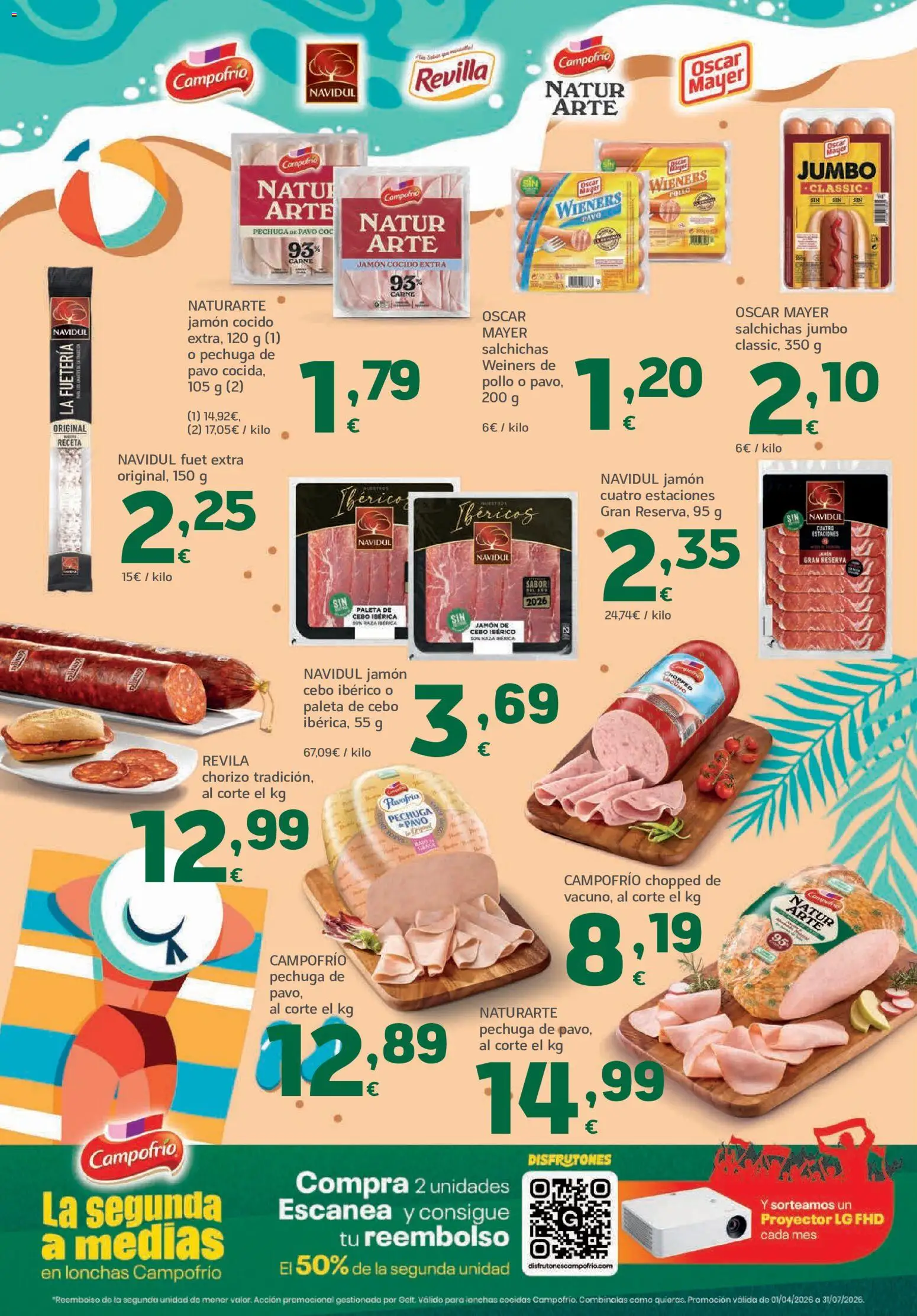 HiperDino folleto │ válido desde el 09.06.2026 | Página: 8 | Productos: Medias, Jamón, Jamón cocido