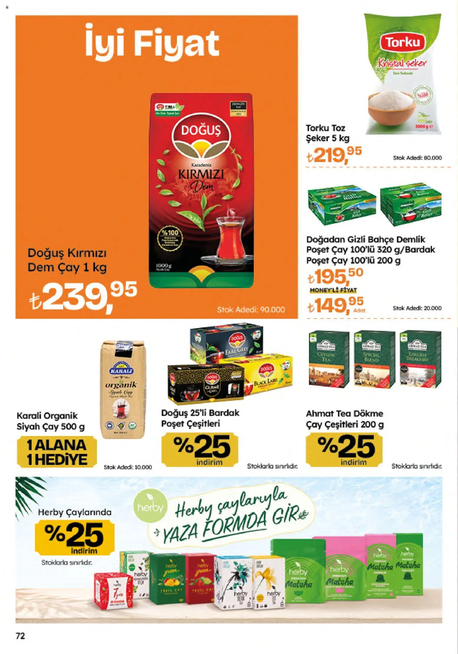 Migros Katalog - Migroskop - 04.06.2026 tarihinden itibaren geçerlidir | Sayfa: 72 | Ürünler: Çay, Şeker, Zselatin, Demlik