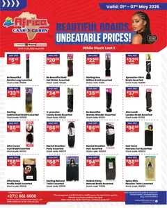 Africa Cash & Carry specials catalogue – valid from 01.05.2026 | Page: 1