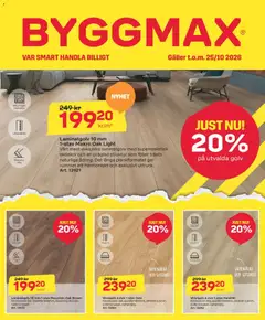 ByggMax erbjudanden - Förhandsvisning av reklamblad från butik ByggMax aktuell från 18/10/2026