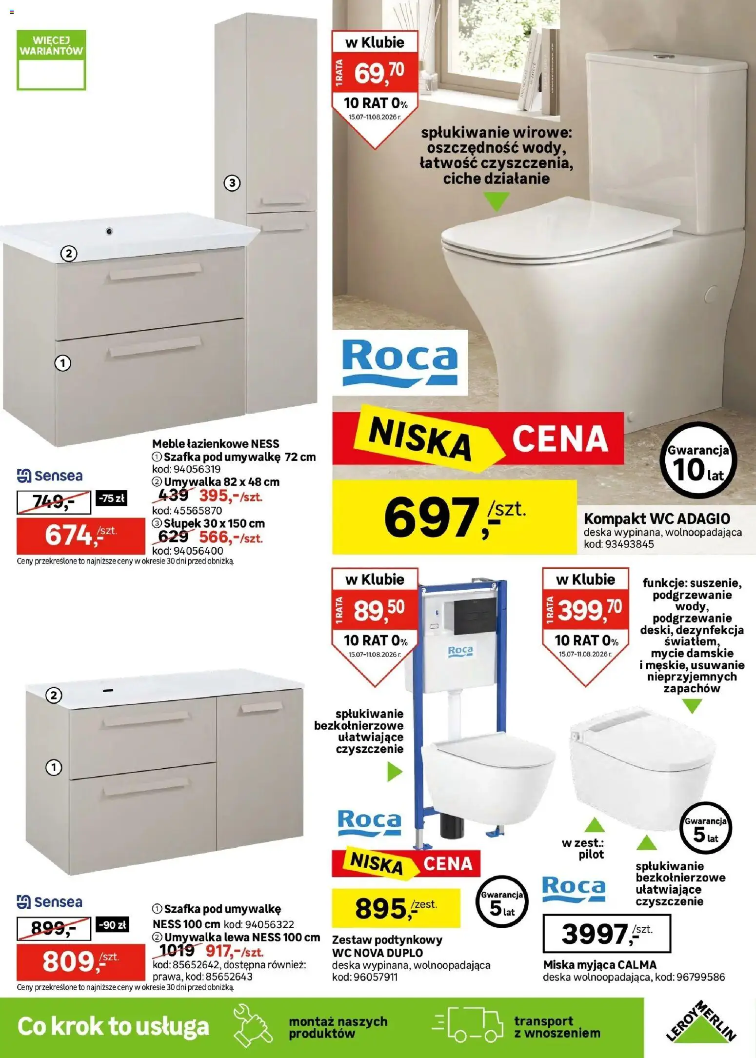 Leroy Merlin gazetka od (15.07.2026 - 11.08.2026) | Strona: 23 | Produkty: Umywalka, Duplo