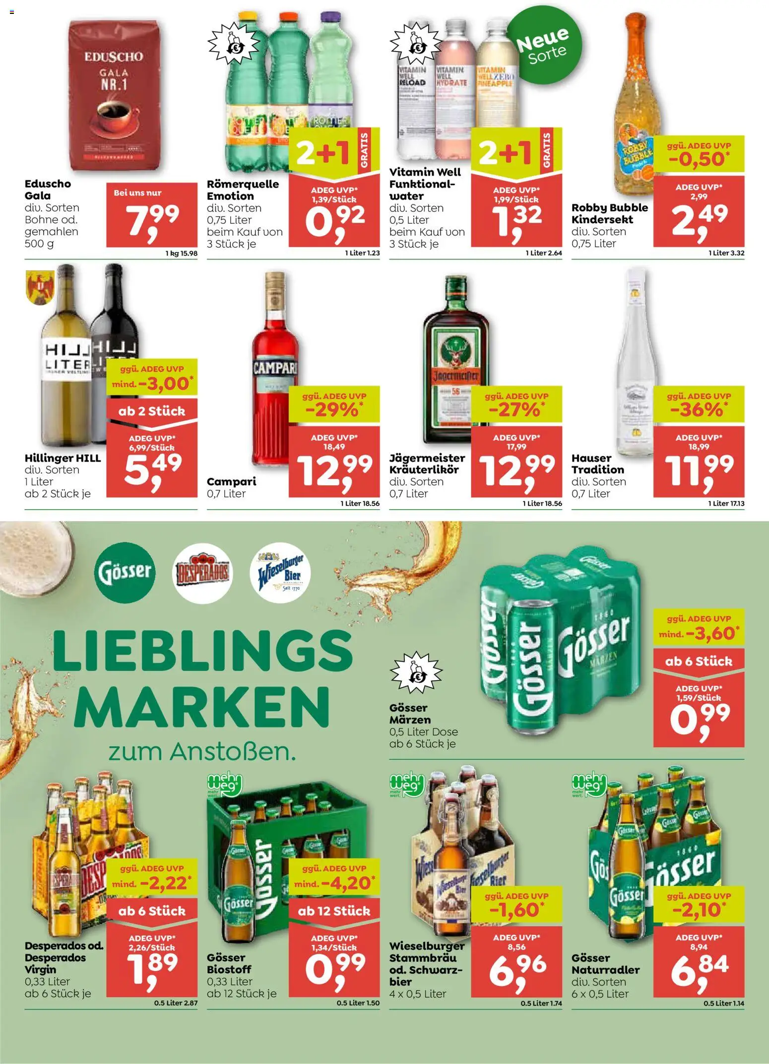 ADEG Flugblatt gültig ab 13.08.2026 | Seite: 6 | Produkte: Nauriit, Apple, Bier