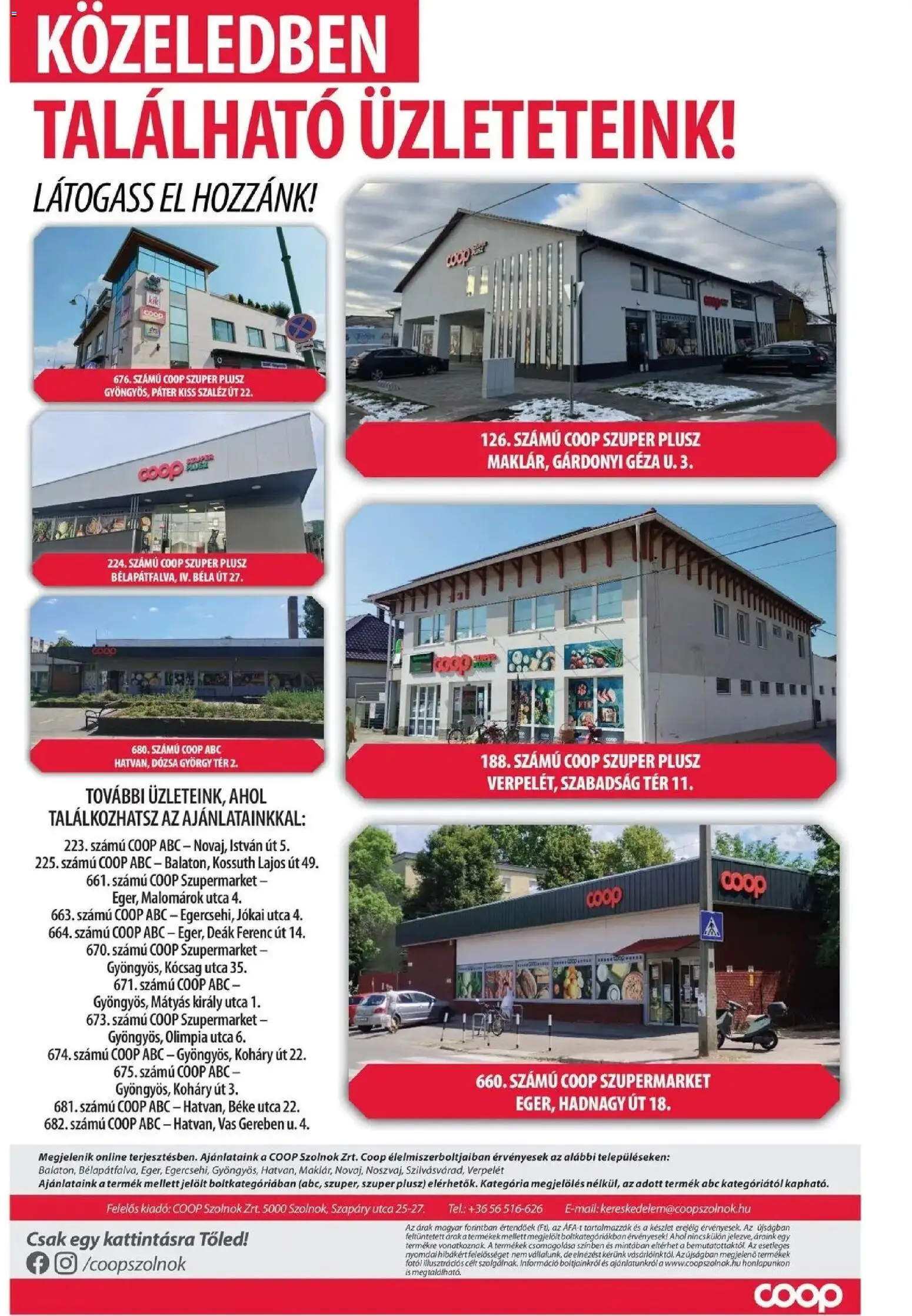 COOP Szolnok akciós újság Gyöngyös - 2026.08.27. -tól/töl > akció, lapozható szórólap 🛍️ | Oldal: 7 | Termékek: Vas
