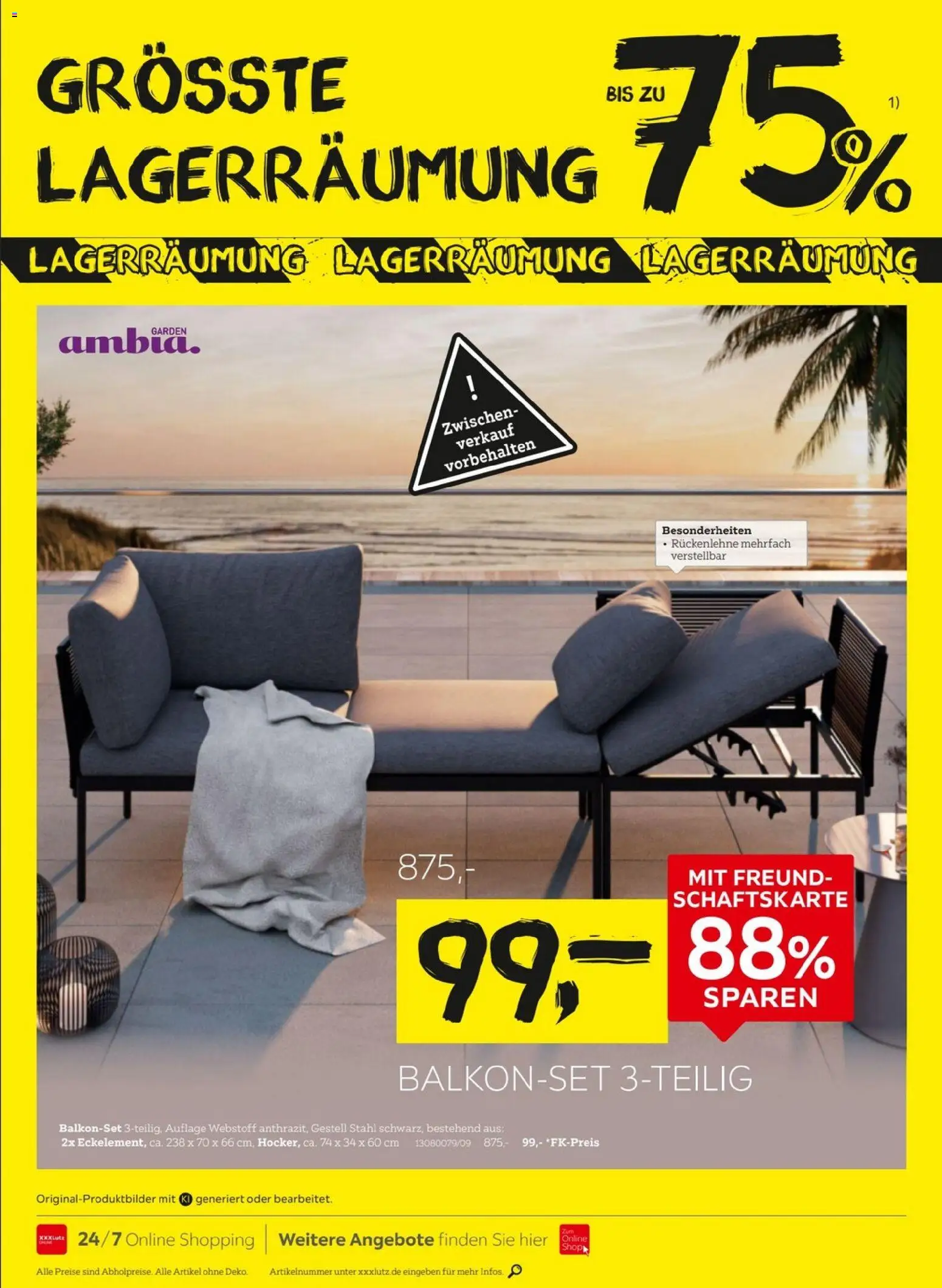 XXXLutz Größte Lagerräumung – gültig ab 26.09.2026 | Seite: 4