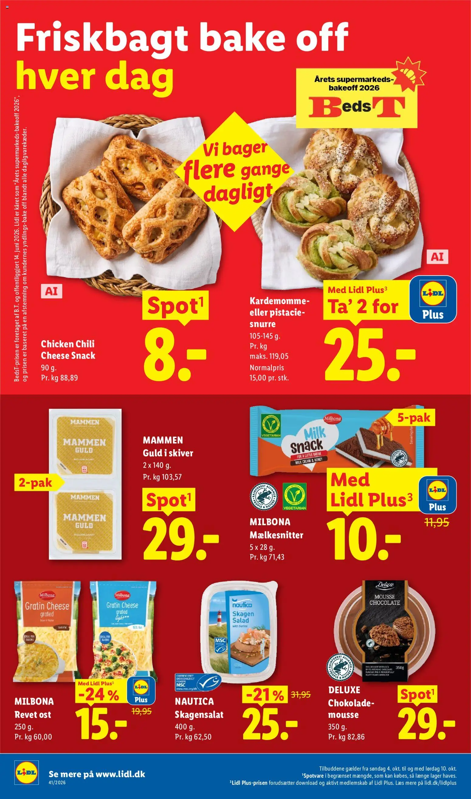 Lidl tilbudsavis – gyldig fra 04/10/2026 | Side: 6 | Produkter: Chili, Ost, Chokolade, Søm