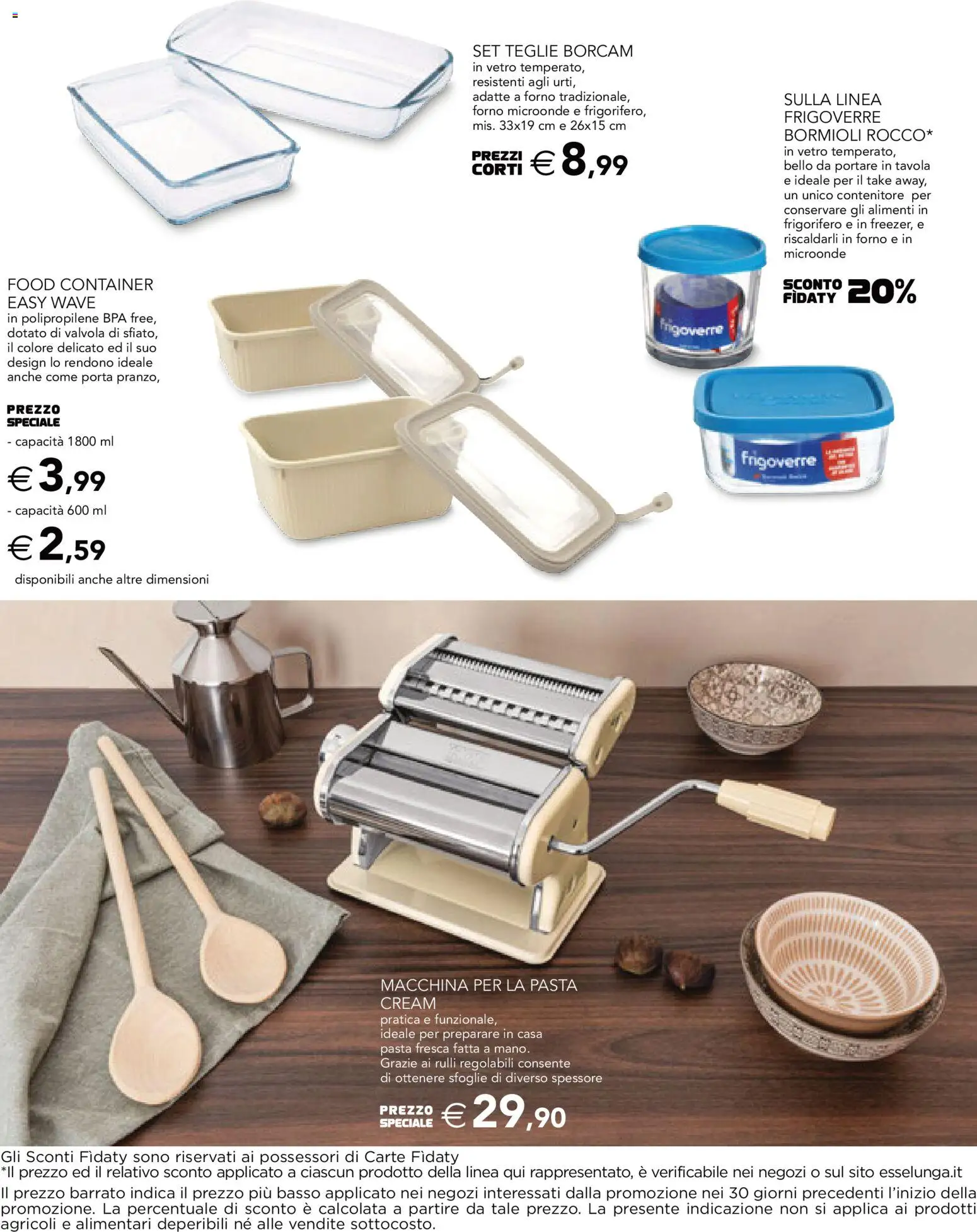 Volantino Esselunga S del 08/10/2026 | Pagina: 6 | Prodotti: Macchina per la pasta, Pasta, Contenitore, Frigorifero