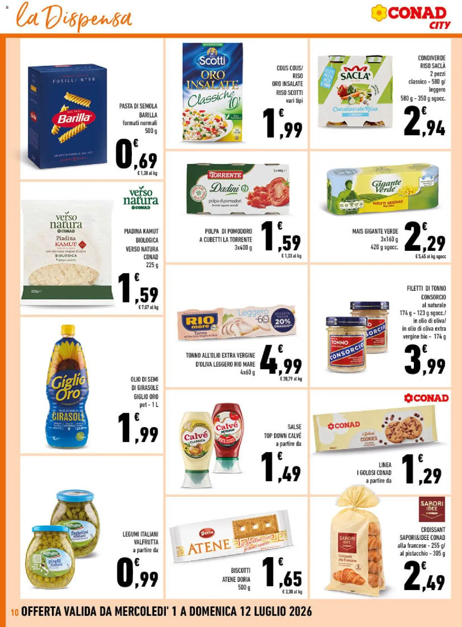 Volantino Conad del 01/07/2026 | Pagina: 10