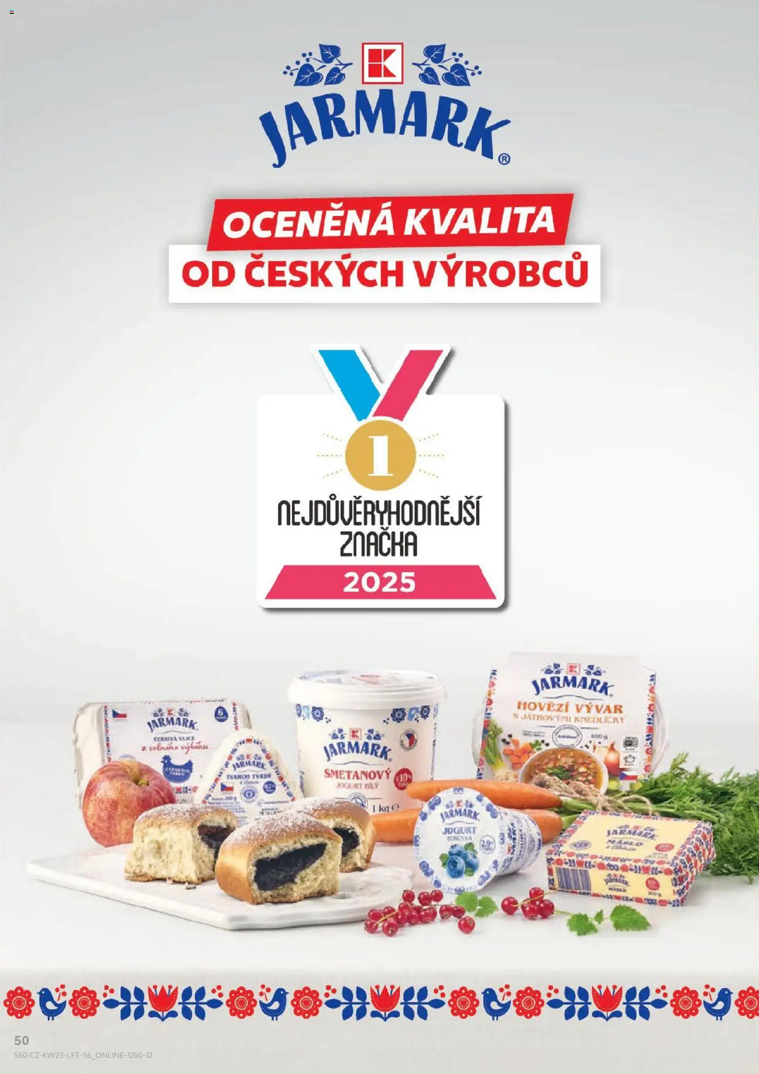 Kaufland leták - Praha 4 od 03.06.2026 | Strana: 50 | Produkty: Máslo, Tvaroh, Vývar, Tvrdý tvaroh
