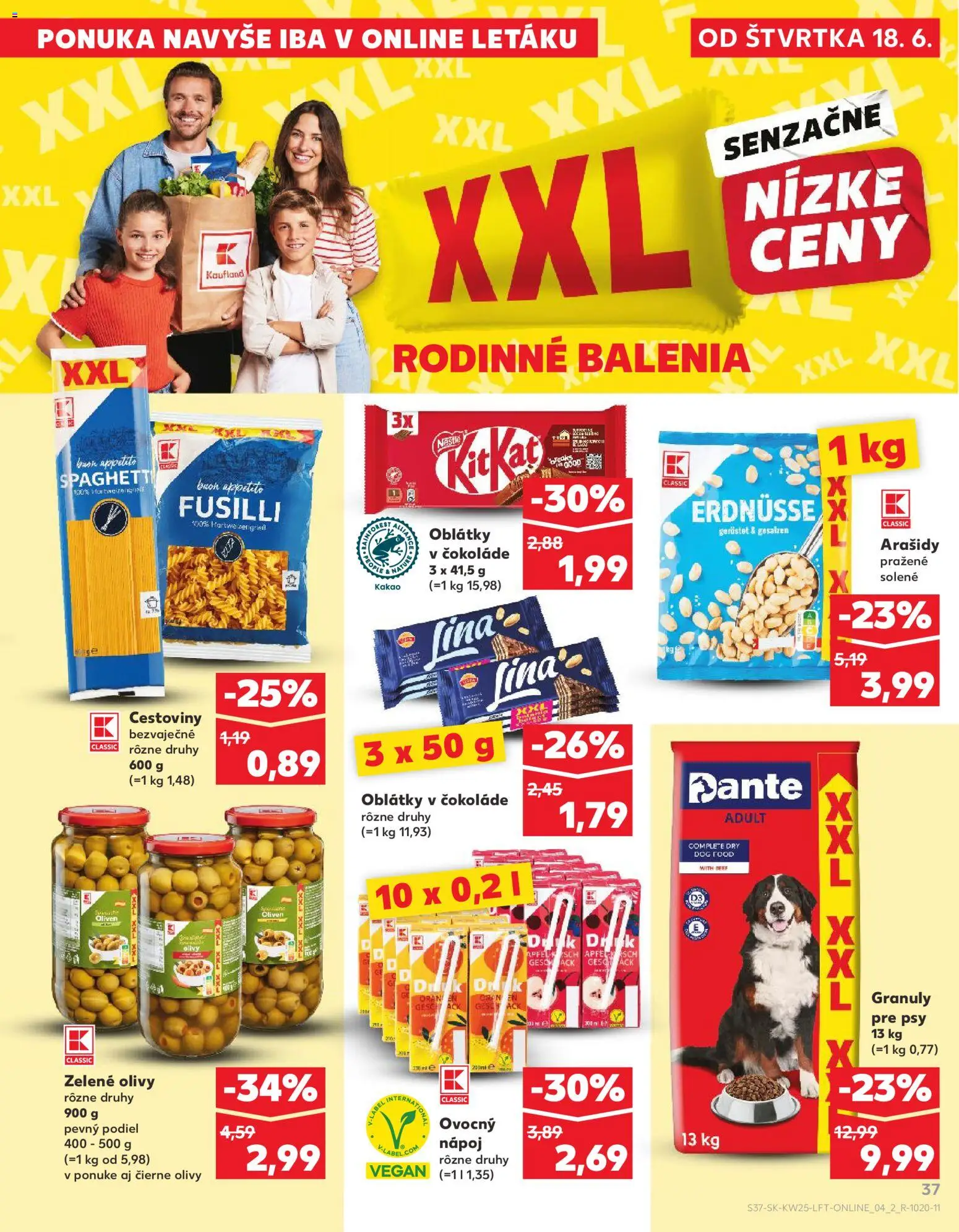 Nové Kaufland akcie – leták je platný od 18.06.2026 | Strana: 37