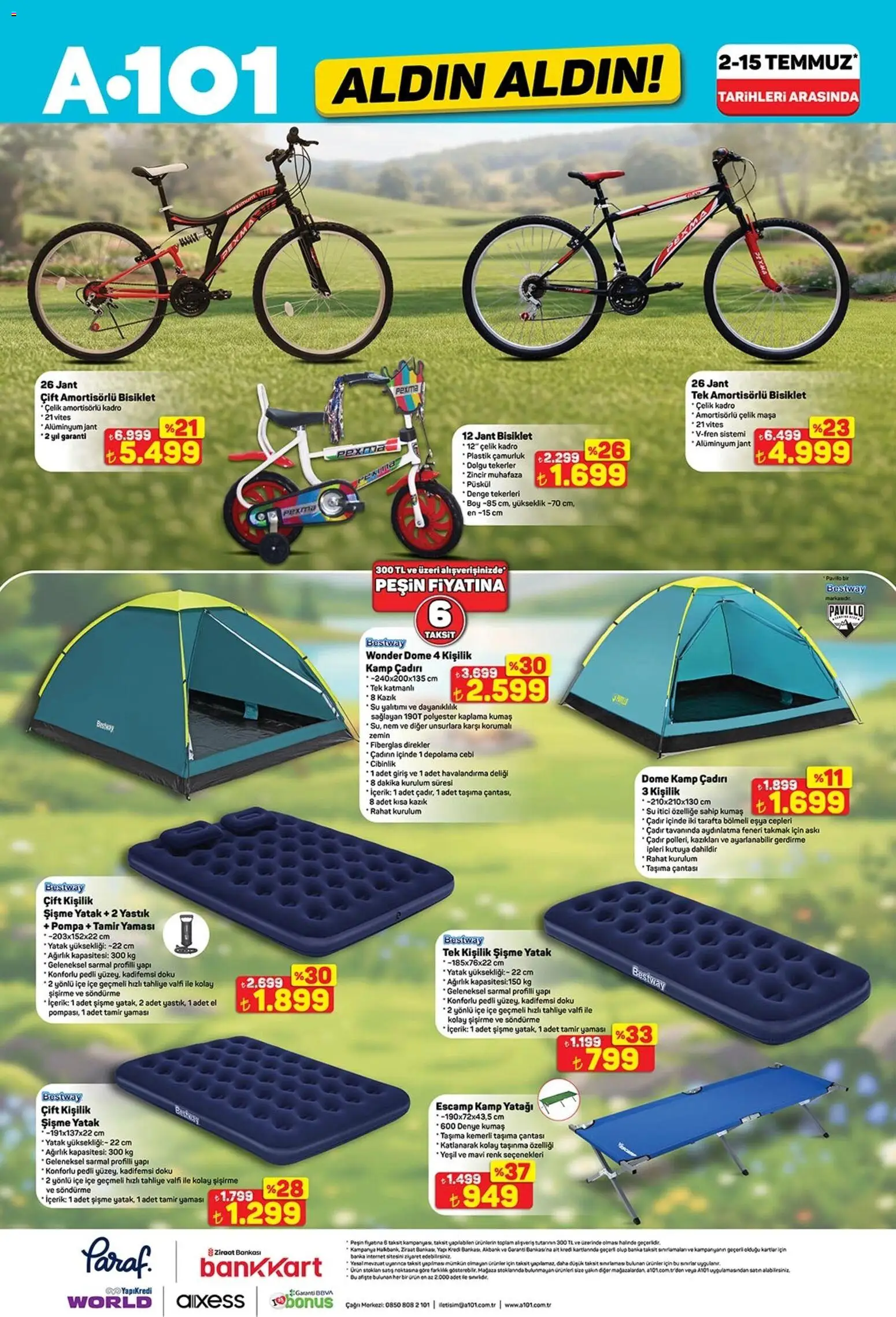 A101 - Katalog Aldın Aldın - 09 Temmuz 2026 tarihinden itibaren geçerlidir | Sayfa: 3 | Ürünler: Yatak, Yastık, Askı, Ağırlık