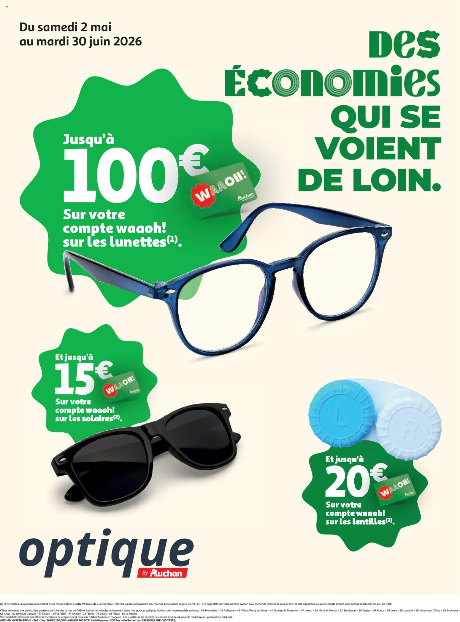 {H1} | Page: 22 | Produits: Lentilles de contact, Lunettes