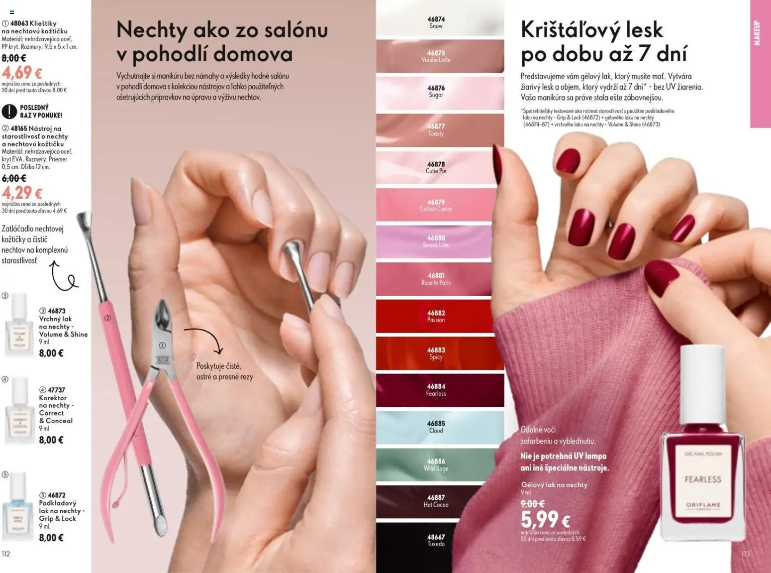 Nové Oriflame akcie – leták je platný od 09.09.2026 | Strana: 57 | Produkty: Lampa, Korektor, Lak na nechty