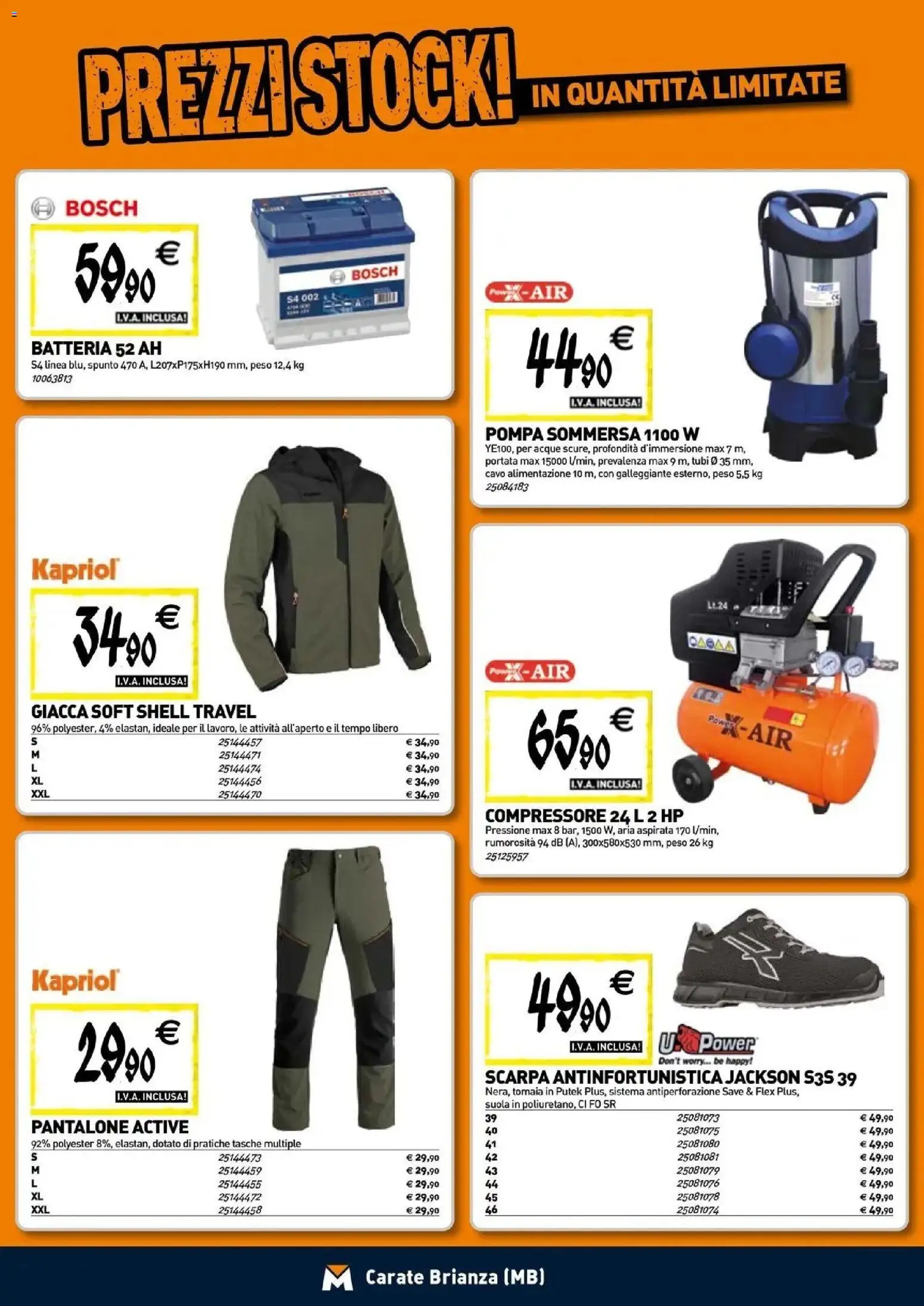 Nuovo TECNOMAT catalogo Carate Brianza dal 24/09/2026 > offerte anteprima 🛍️ | Pagina: 21 | Prodotti: Cavo, Tubi, Tasche, Batteria