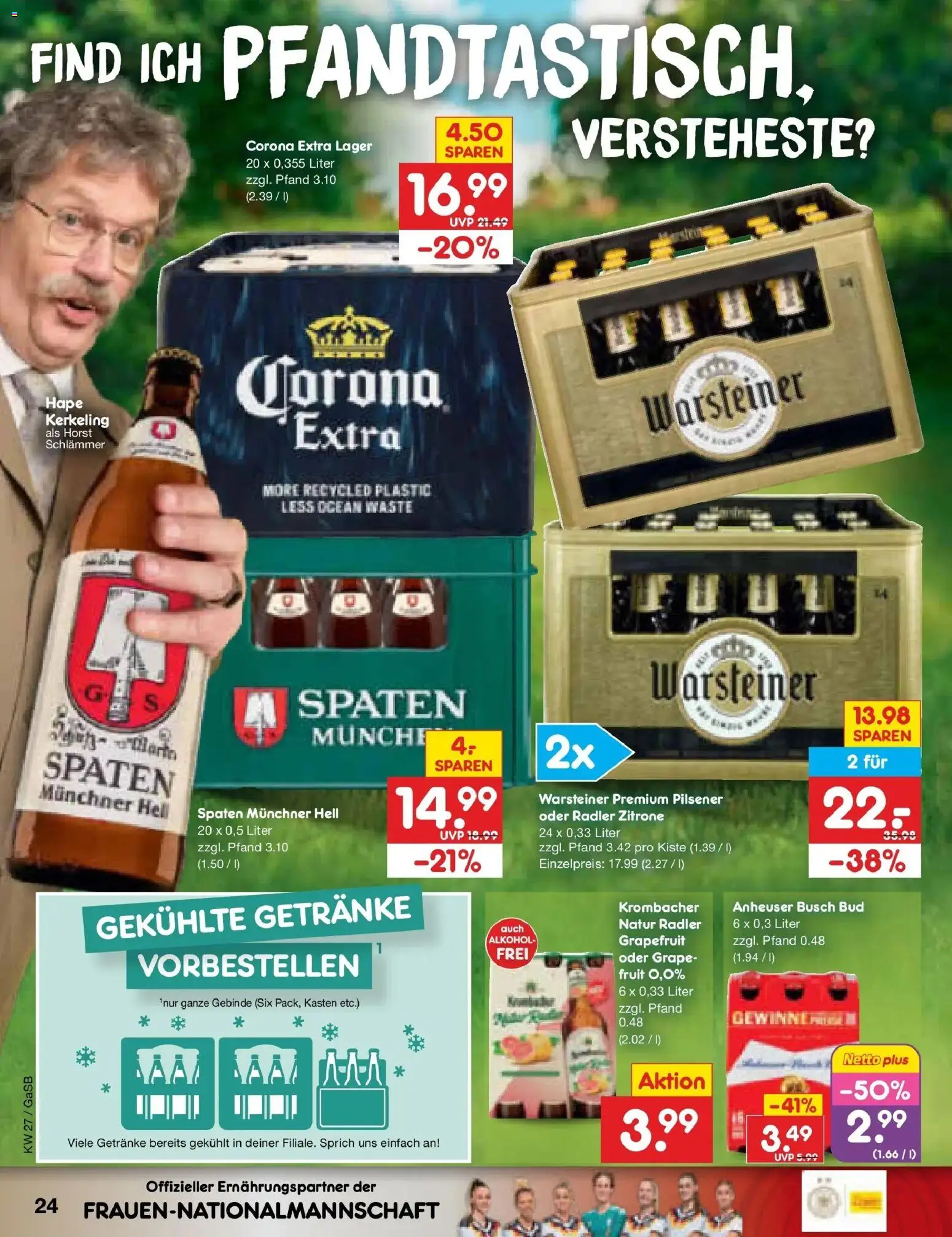 Netto Marken-Discount Prospekt Bremen-Lesum – gültig ab 29.06.2026 | Seite: 36 | Produkte: Grapefruit, Radler, Zitrone, Krombacher