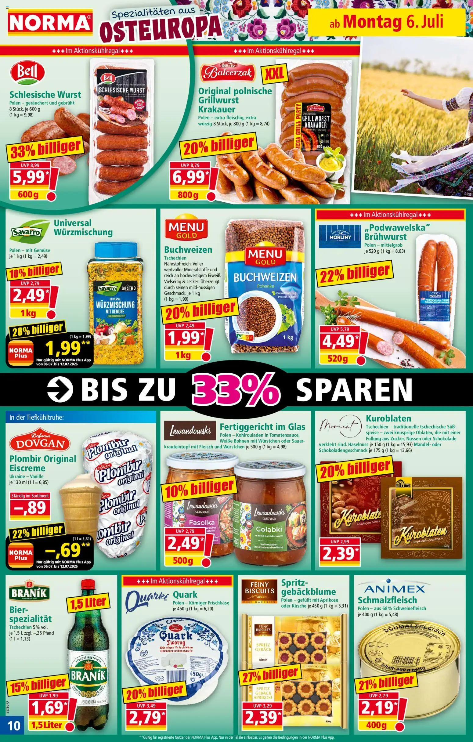 Norma Prospekt – gültig ab 06.07.2026 | Seite: 10