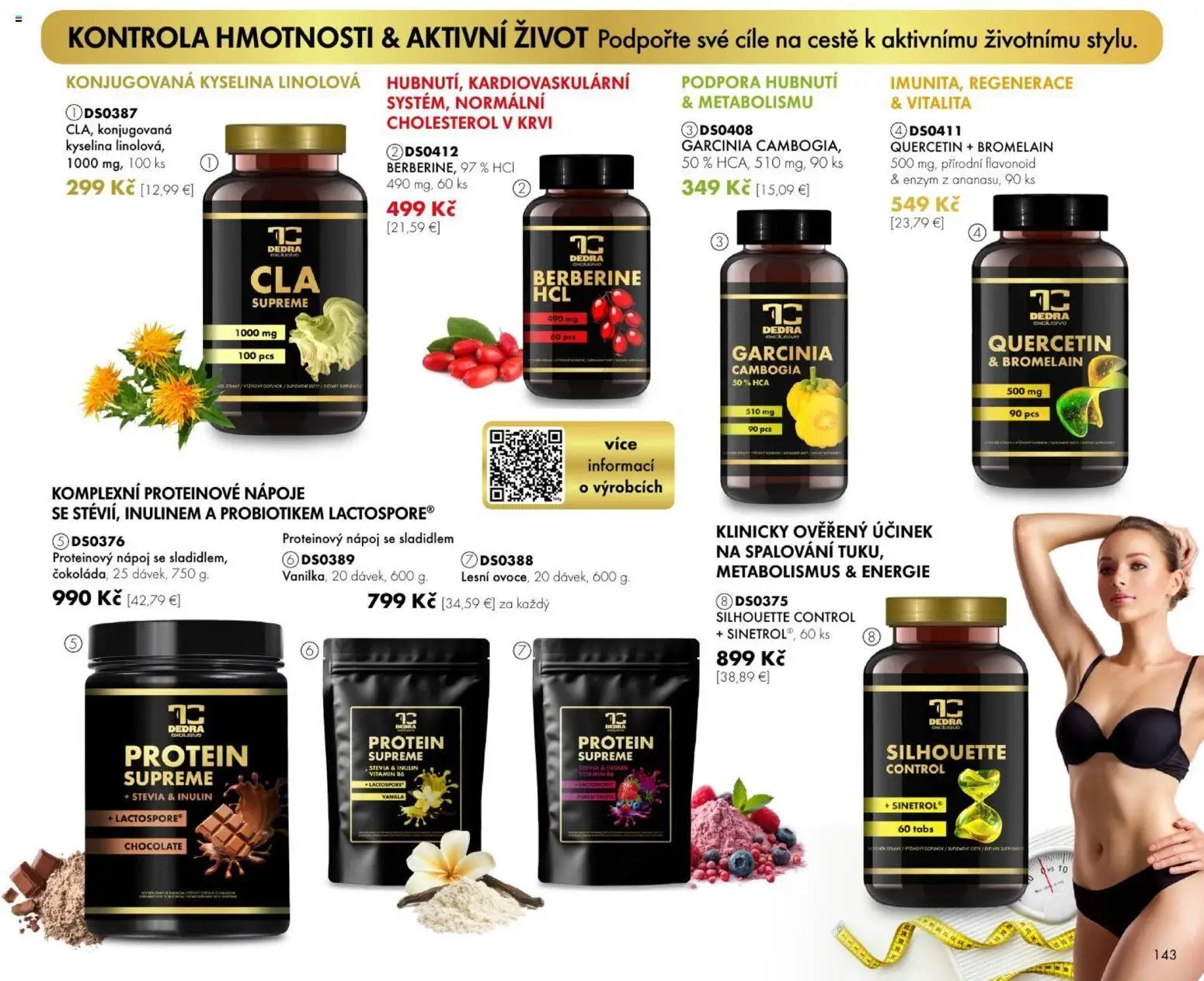 Nové Dedra akcie – leták je platný od 01.08.2026 | Strana: 43 | Produkty: Nápoje, Protein, Proteínový nápoj