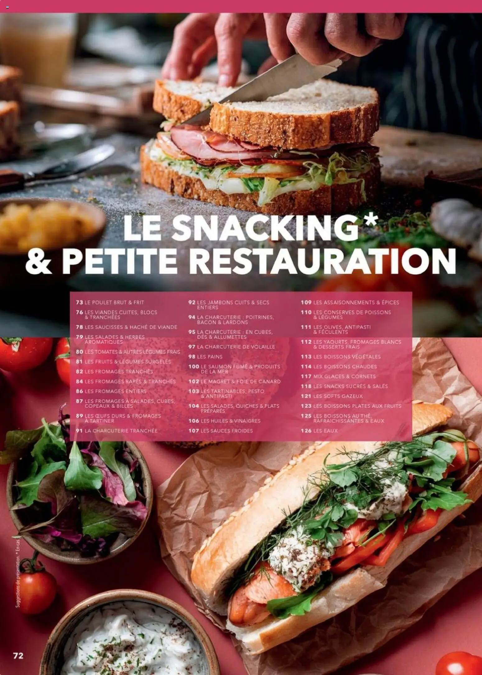 {H1} | Page: 72 | Produits: Glaces, Pesto, Œufs, Viande