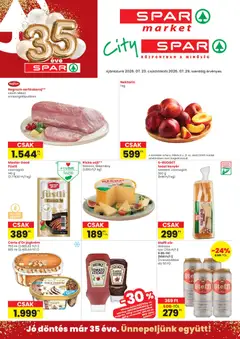 Spar Market akciós újság - amely érvényes a következő dátumtól: 2026.07.23. | Oldal: 1