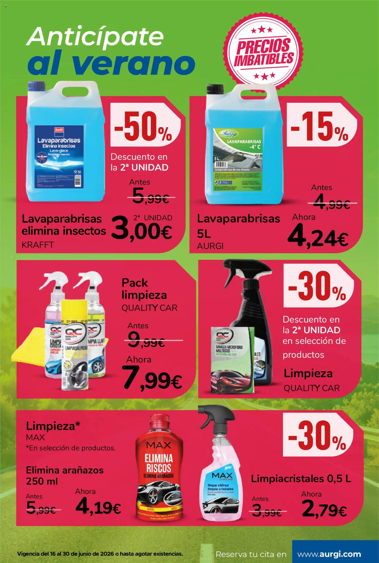 Aurgi folleto │ válido desde el 16.06.2026 | Página: 6 | Productos: Limpiacristales