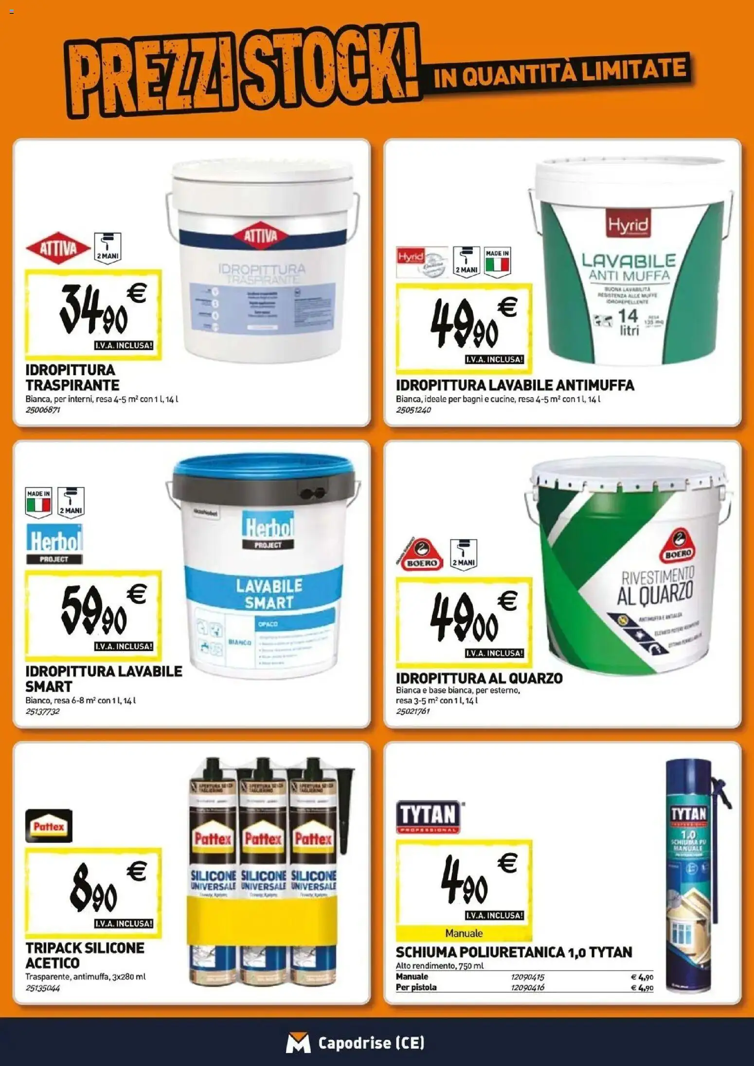 Nuovo TECNOMAT catalogo Capodrise dal 27/08/2026 > offerte anteprima 🛍️ | Pagina: 13 | Prodotti: Schiuma, TV, Silicone