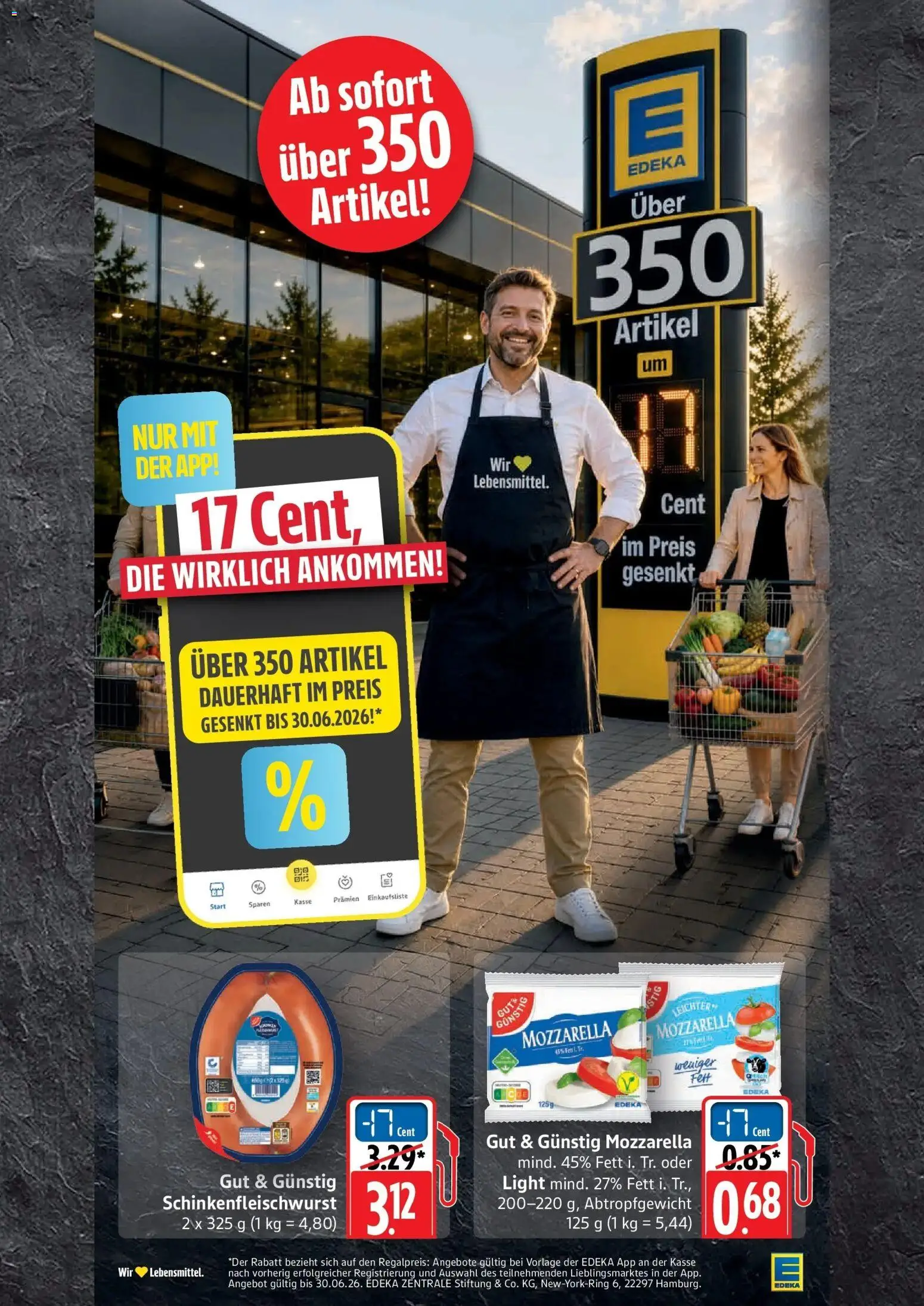 Edeka prospekt Kröppen – gültig ab 08.06.2026 | Seite: 11 | Produkte: Mozzarella