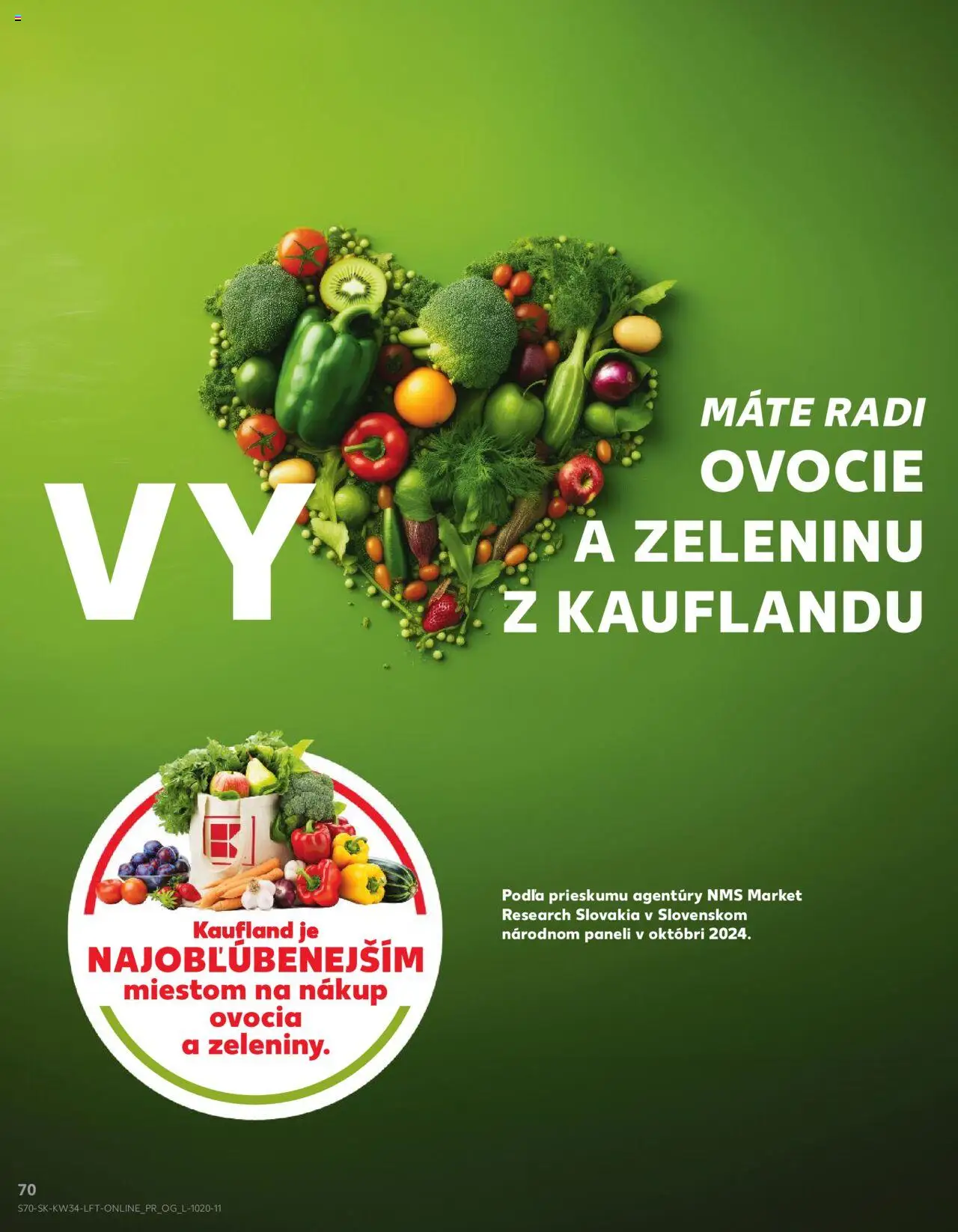 Nové Kaufland akcie – leták je platný od 21.08.2025 | Strana: 70 | Produkty: Ovocie