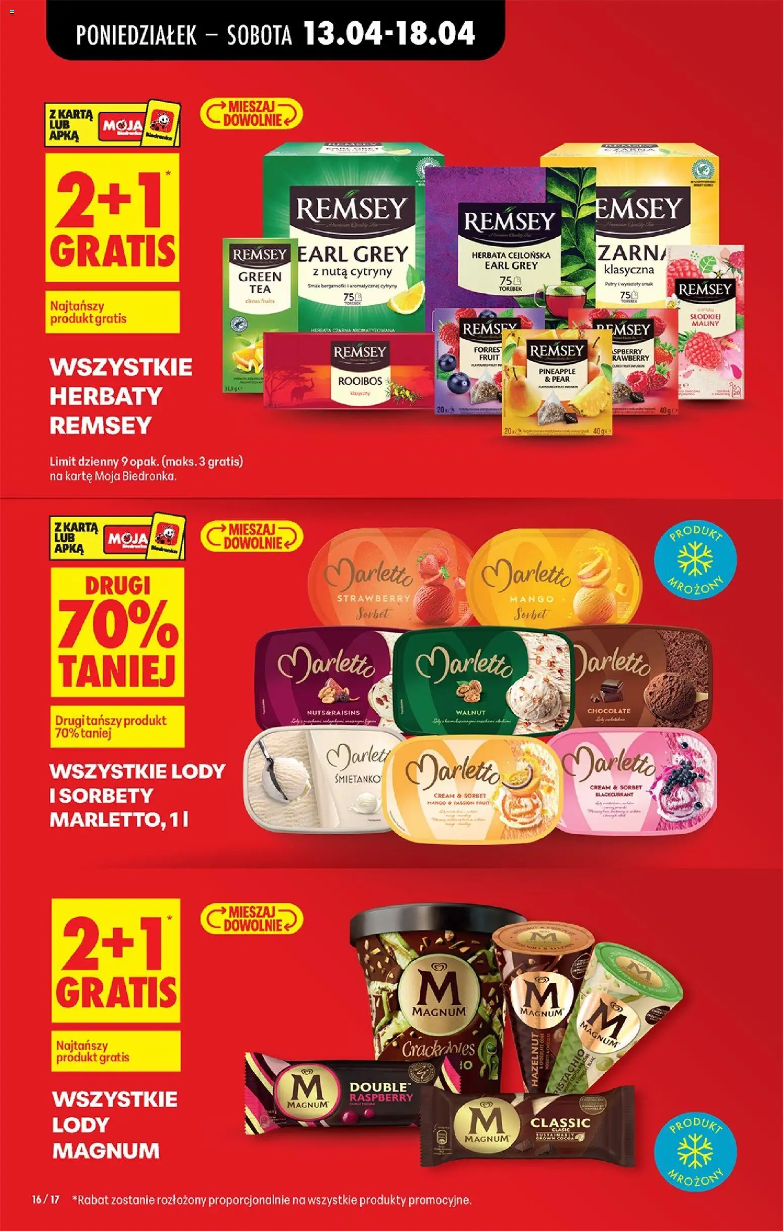 Biedronka gazetka od poniedziałku od 13.04.2026 | Strona: 22 | Produkty: Brzoskwinia, Napoje, Sok, Banan