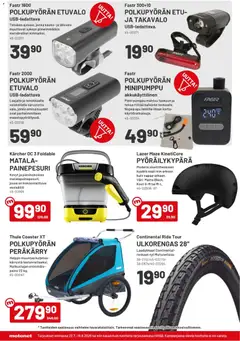 Motonet-mainoslehti voimassa 22/07/2026 alkaen | Sivu: 12 | Tuotteet: Pyöräilykypärä, Painepesuri, Voi, Pumppu