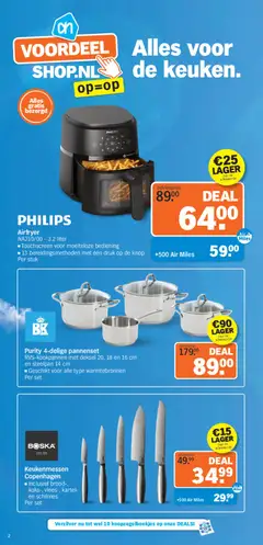 PHILIPS Blender, HR3031/00, Krachtige 1200 watt, ProBlend Plus-motor, Per set - Voorbeeld van een folder van Albert Heijn, geldig van 18.05.2026 | Pagina: 2 | Producten: Brood, Koffie, Blender